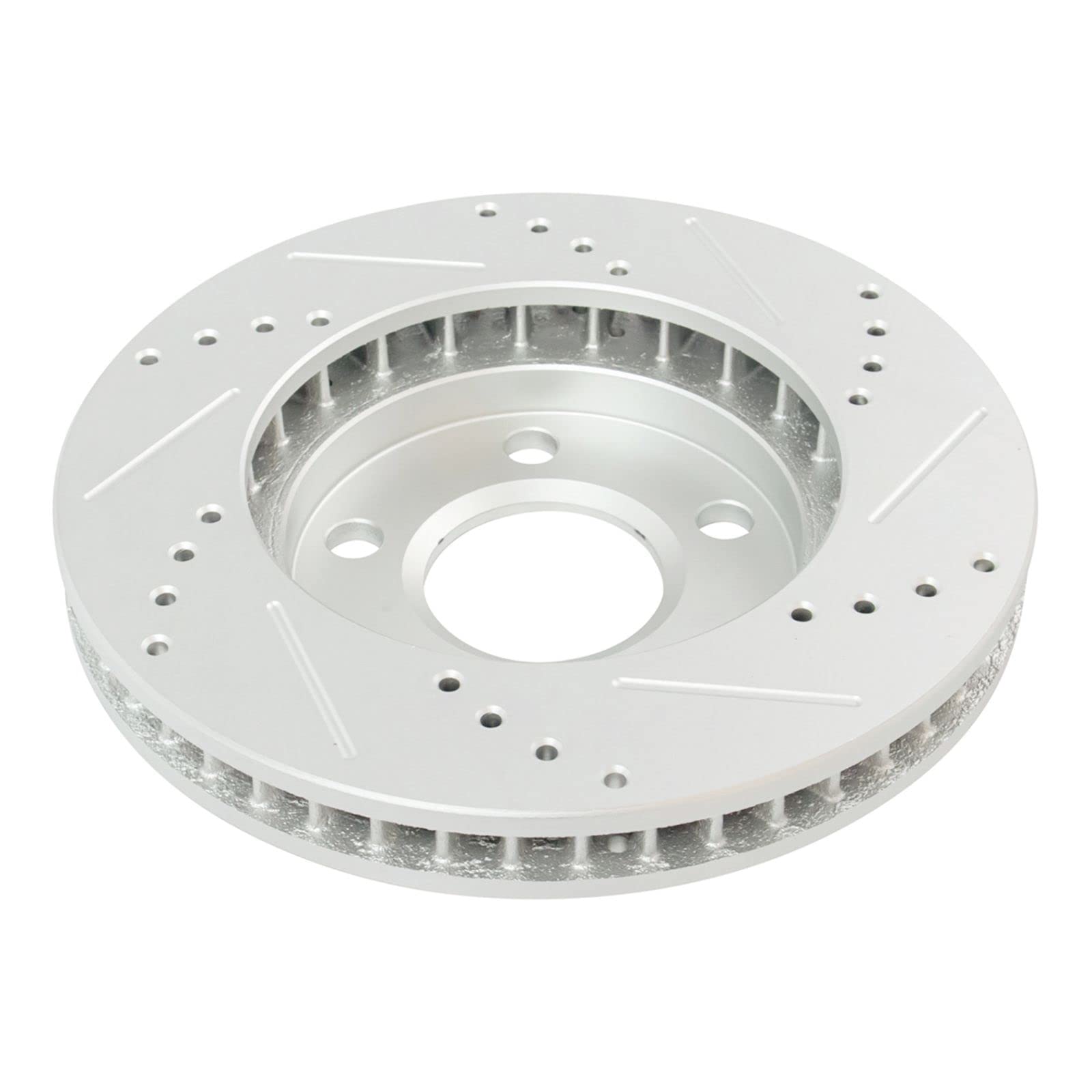 High-Performance Drilled & Slotted Brake Rotor & Ceramic Brake Pad Kit - Premium Braking System for Cars, Trucks & SUVs - Ideal for Racing, Off-Road & Daily Driving
