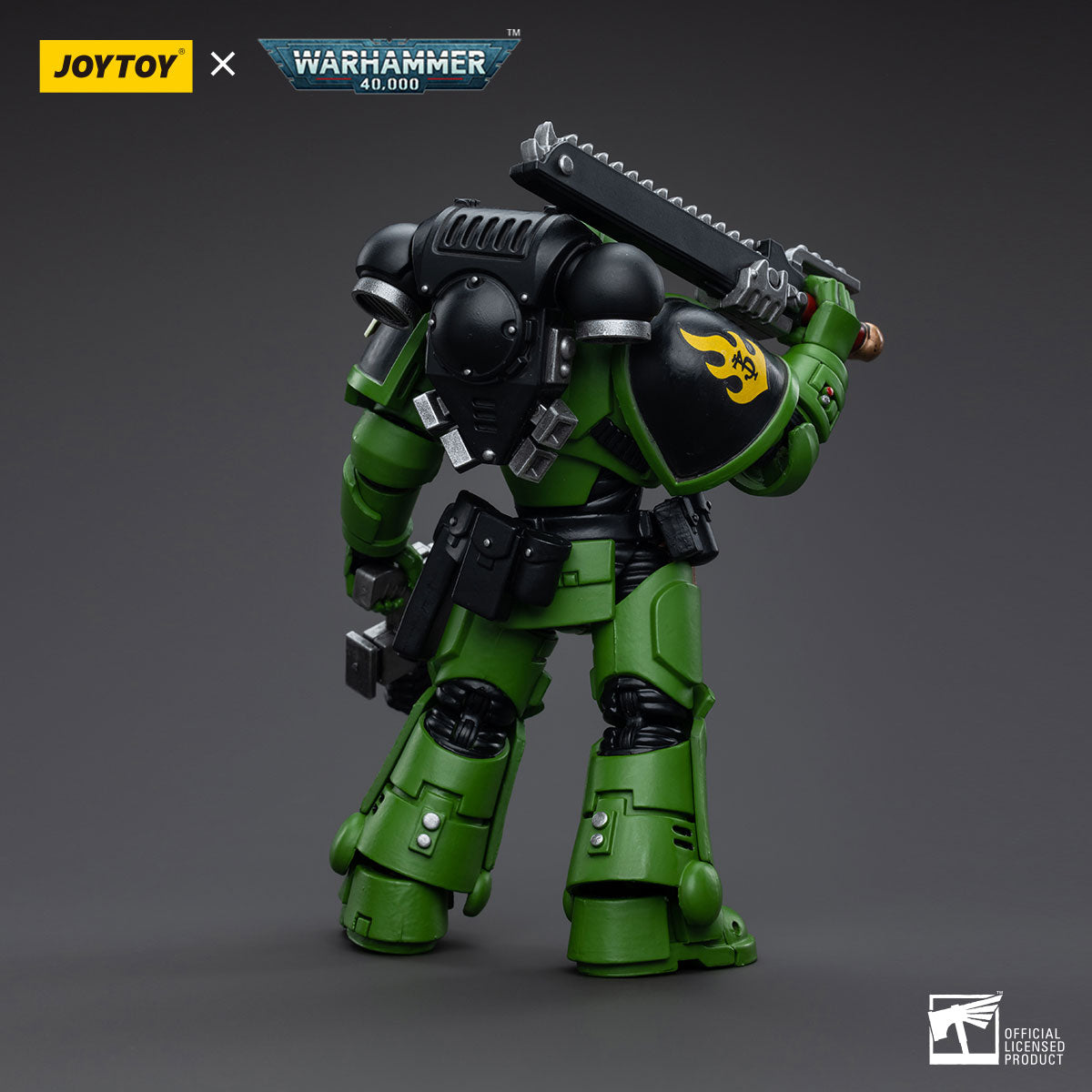 1/18 JOYTOY 3.75 Inch Warhammer 40K Salamanders Space Marines Intercessors Action Figure Set (4pcs) - Perfect for Collectors, Tabletop Gaming & Display Scenes