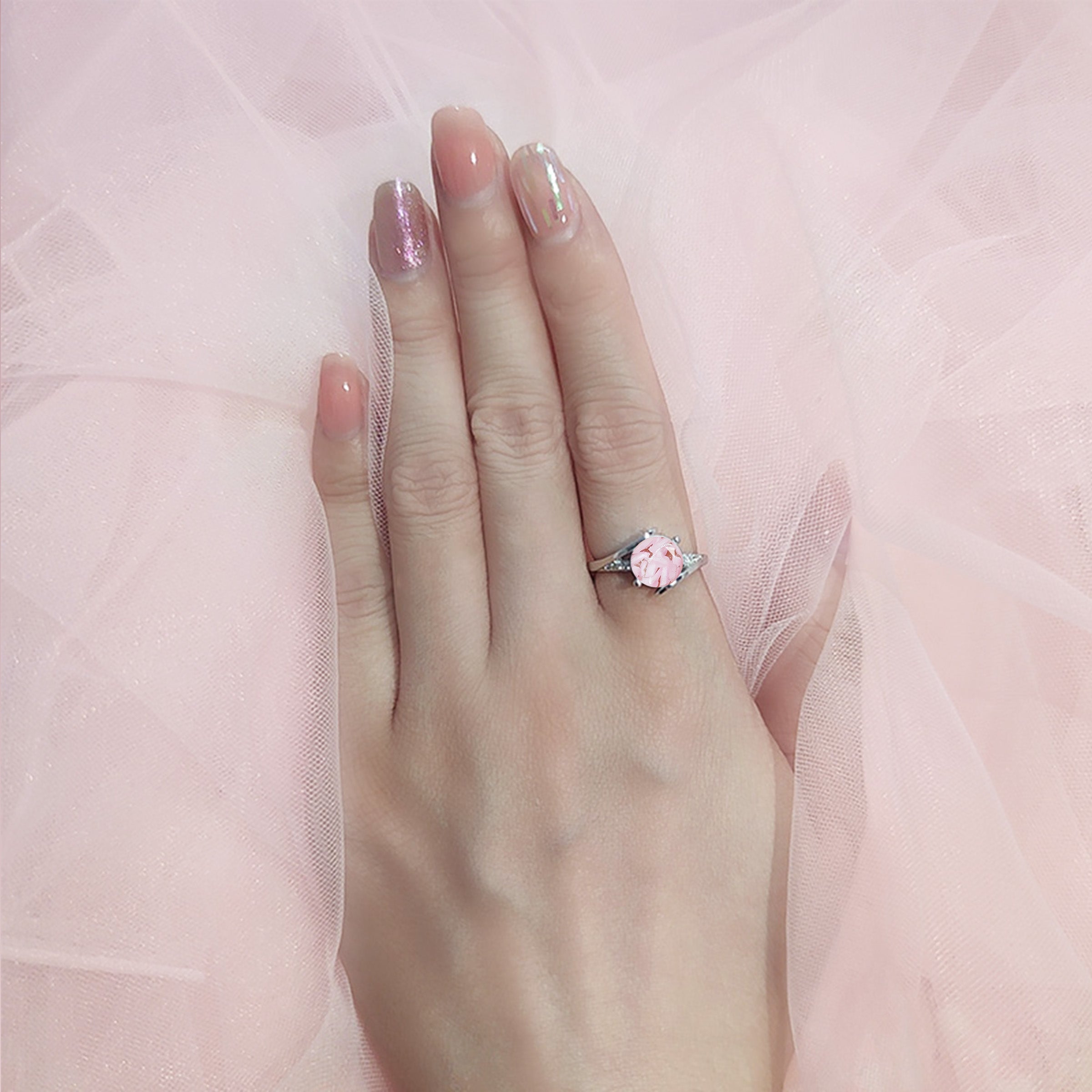 Sacred Remembrance Pregnancy Test Cap Ring - Keepsake for Positive Pregnancy Test - Perfect for Baby Announcement, Gender Reveal, and Memory Keepsake Jewelry