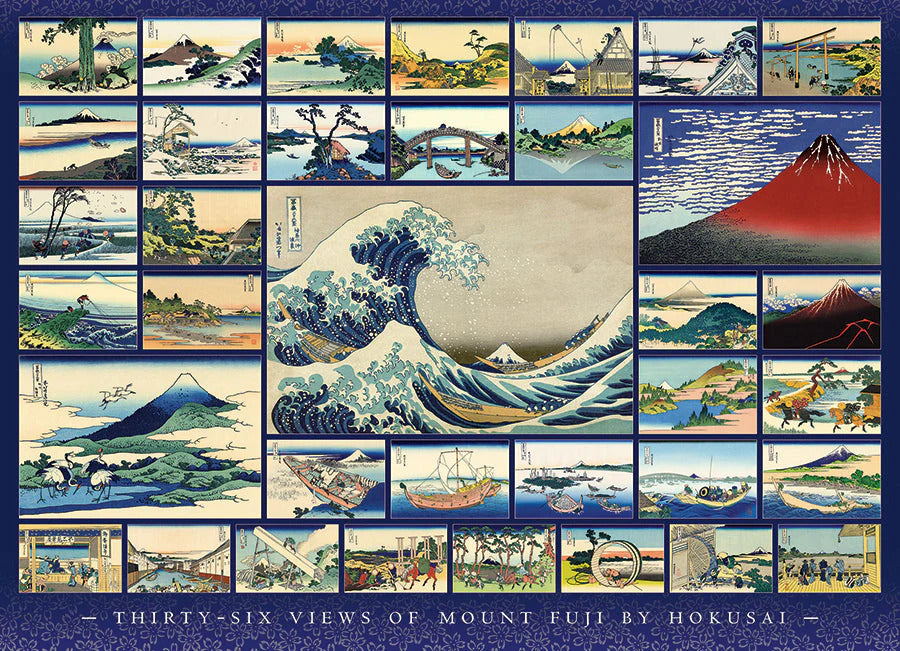 Cobble Hill 1000 Piece Jigsaw Puzzle - The Great Wave off Kanagawa by Hokusai - Premium Quality Puzzle for Adults & Teens - Perfect for Family Game Night, Relaxation & Home Decor