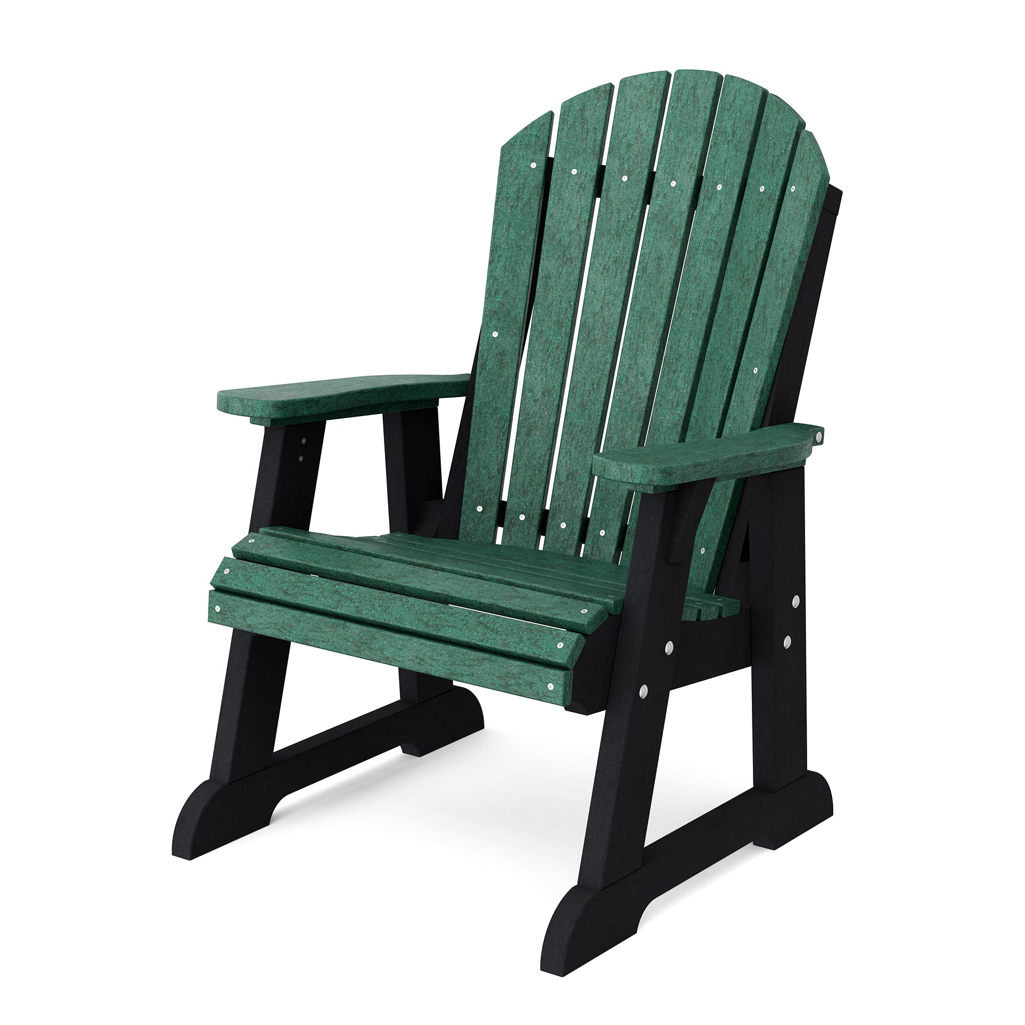 Heritage High Fan Back Chair - Classic Wooden Dining Chair with Upholstered Seat - Perfect for Farmhouse, Rustic & Traditional Dining Rooms