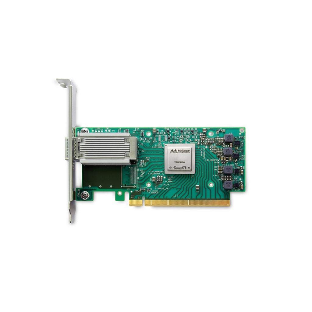 Mellanox ConnectX-5 EN 10/25/40/50/100GbE PCIe 3.0 x16 Ethernet Network Adapter Card (MCX515A-GCAT) - High-Speed Server & Data Center Networking Solution for Cloud Computing, Virtualization & AI Workloads