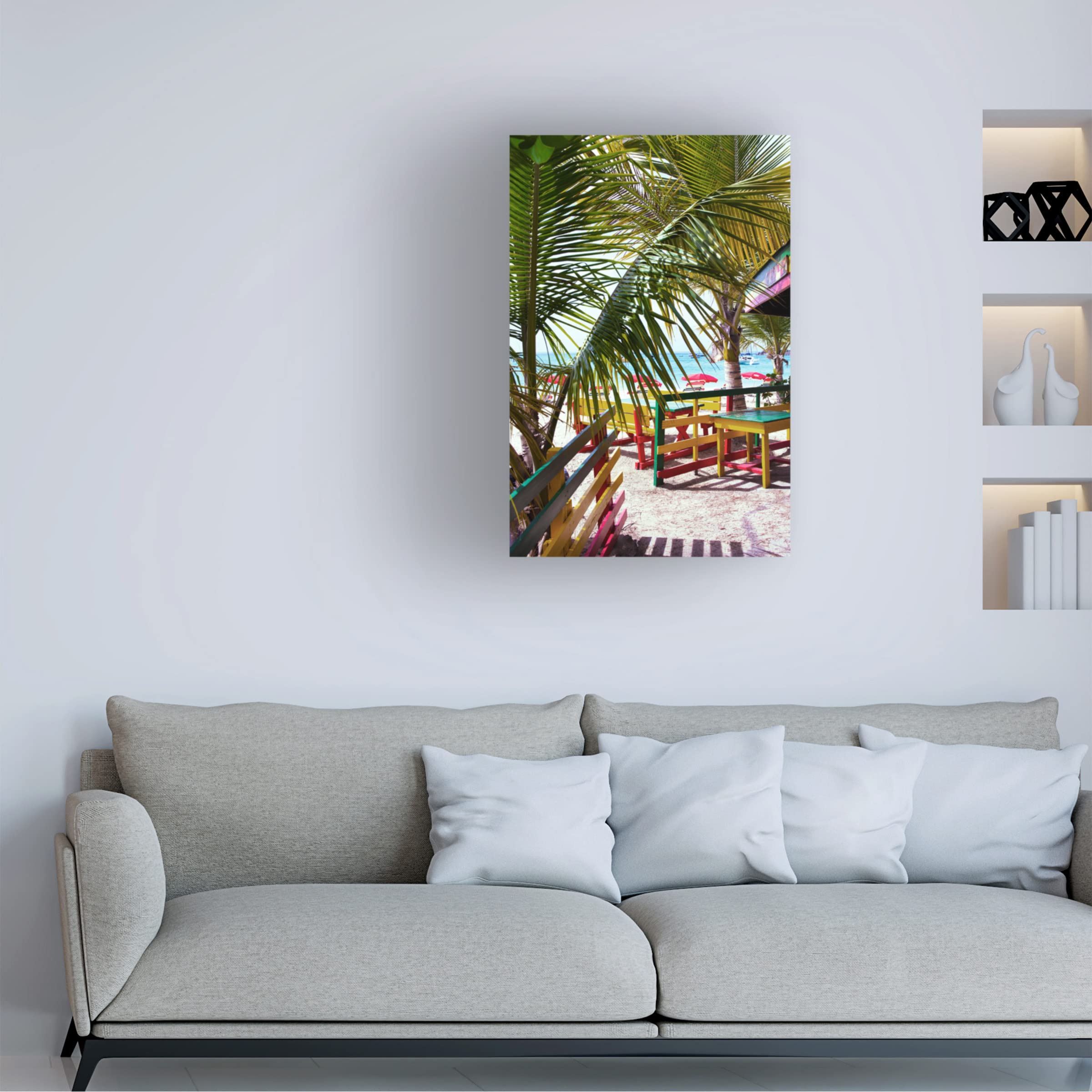 Trademark Fine Art 'Happy Day' Canvas Wall Art Print by Jack Reed - Modern Home Decor for Living Room, Bedroom & Office