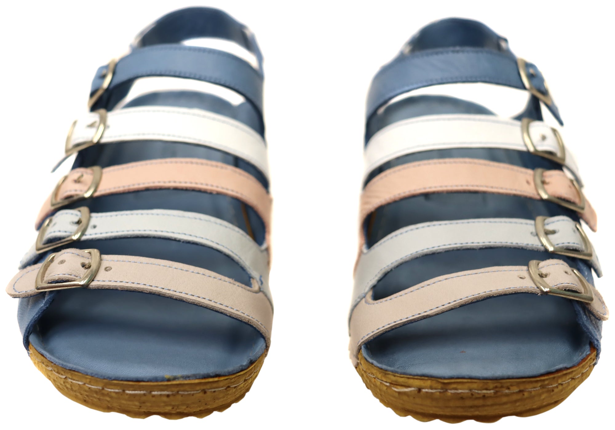 Orizonte Burano Women's Comfortable Leather Sandals - European Style Summer Walking Shoes for Beach, Vacation & Casual Outings