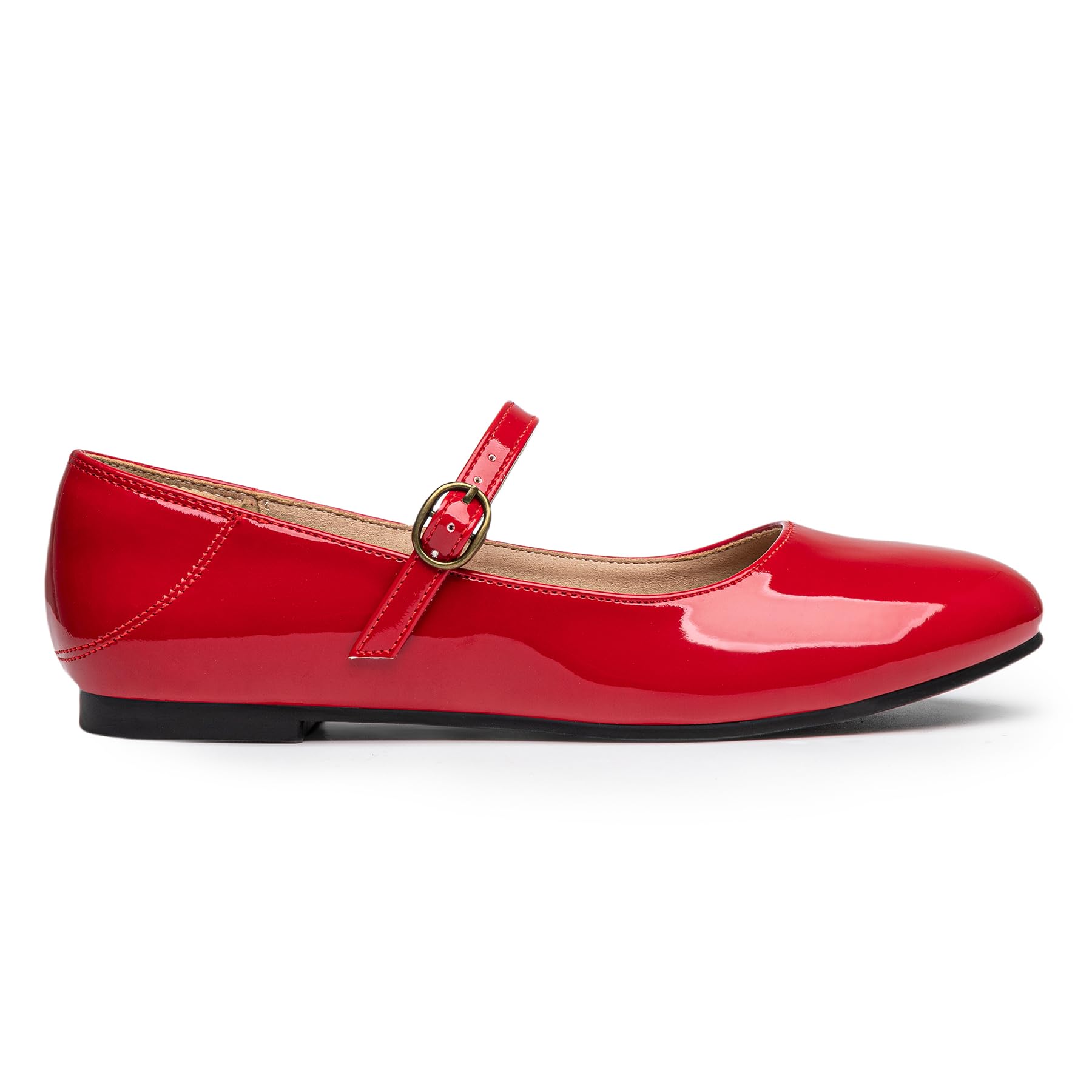 Rekayla Women's Mary Jane Flats - Comfortable Dressy Slip-On Ballet Shoes with Round Toe | Perfect for Work, Weddings & Casual Outfits