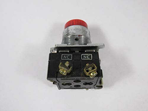 10250T112-3 Red Extended Push Button 2NC - Industrial Grade Electrical Switch for Control Panels & Machinery | Perfect for Factory Automation & Equipment Control