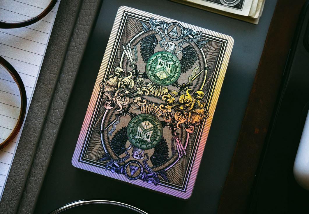 Holographic Legal Tender Version II Playing Cards - Premium Collectible Deck by Kings Wild Projects | Perfect for Magic Tricks, Cardistry & Poker Games