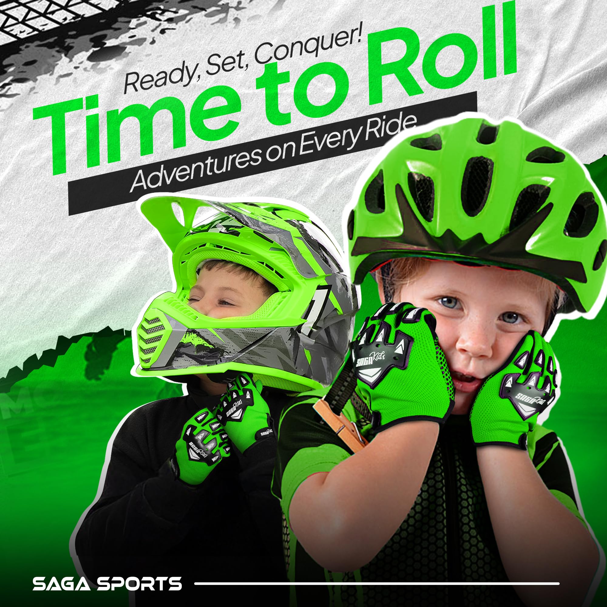 Premium Motocross Gloves for Dirt Bike & BMX Riding - Breathable Protective Motorcycle Gloves with Enhanced Grip - Ideal for Off-Road Racing, Trail Adventures & Extreme Sports