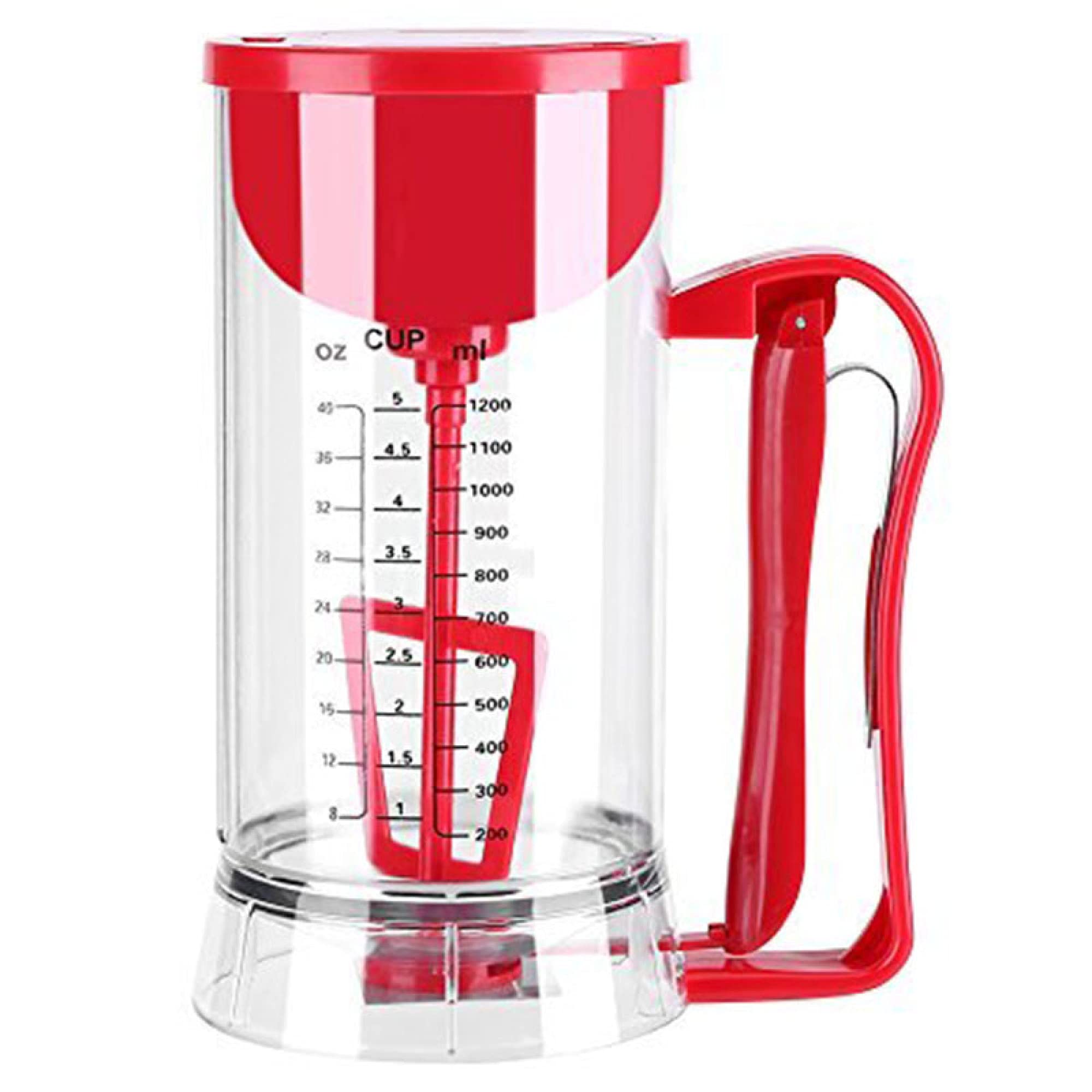 **JYDQM Cordless Electric Battery Powered Mixer - 1200ML Handheld Mixer for Pancake, Cupcake, Waffle Batter - Perfect for Baking, Cooking & DIY Desserts at Home**
