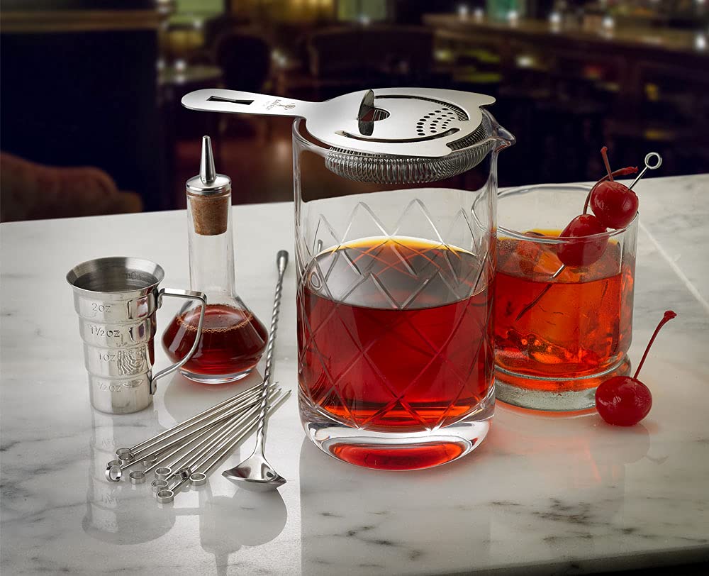 Premium Barfly Cocktail Kit - Stainless Steel Manhattan Cocktail Set for Home Bars & Mixology Enthusiasts | Perfect for Parties, Gifts & Professional Bartenders