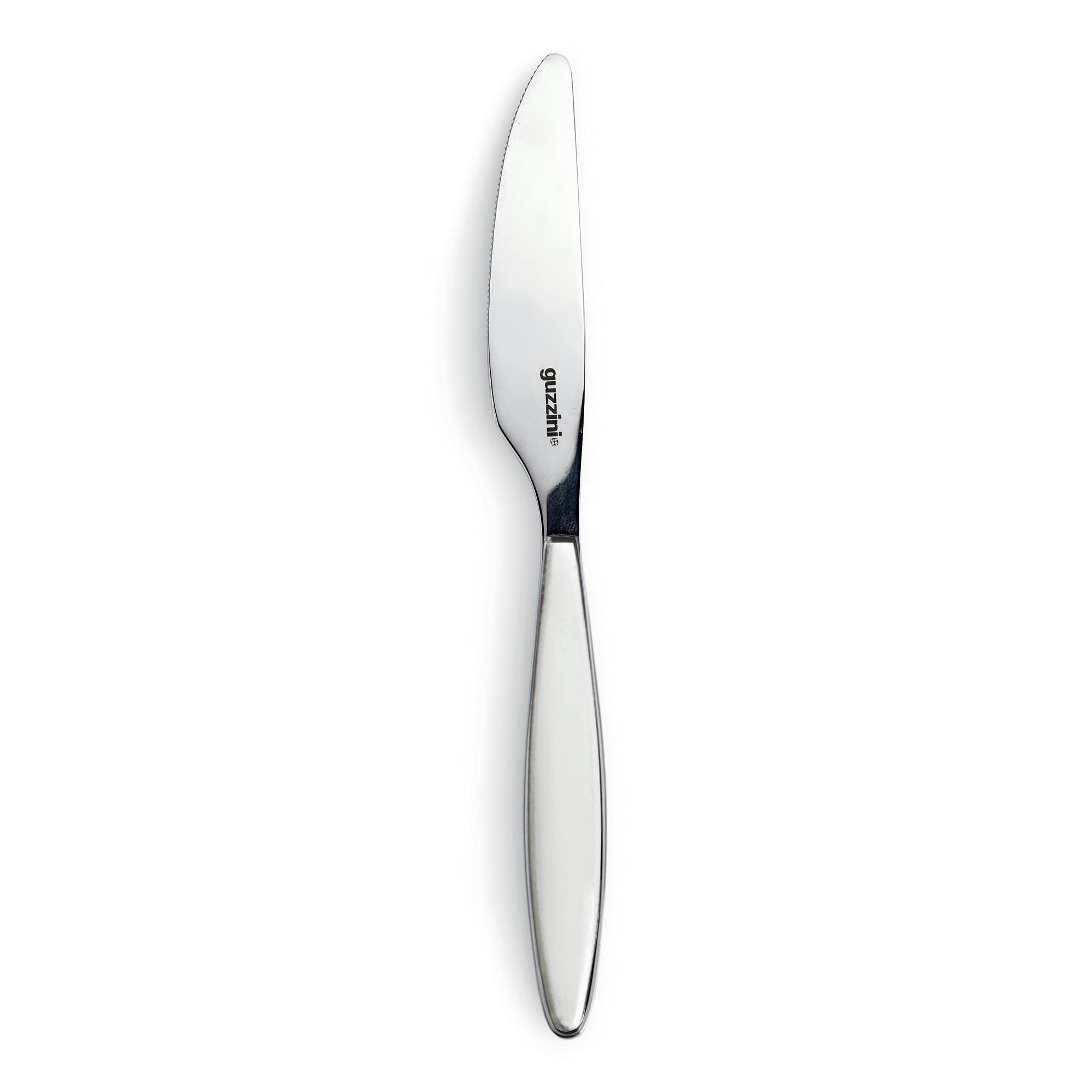 Guzzini Feeling White Fruit Knife - Stainless Steel Kitchen Knife for Cutting Fruits, Vegetables, and Cheese | Perfect for Picnics, Camping, and Home Kitchen Use