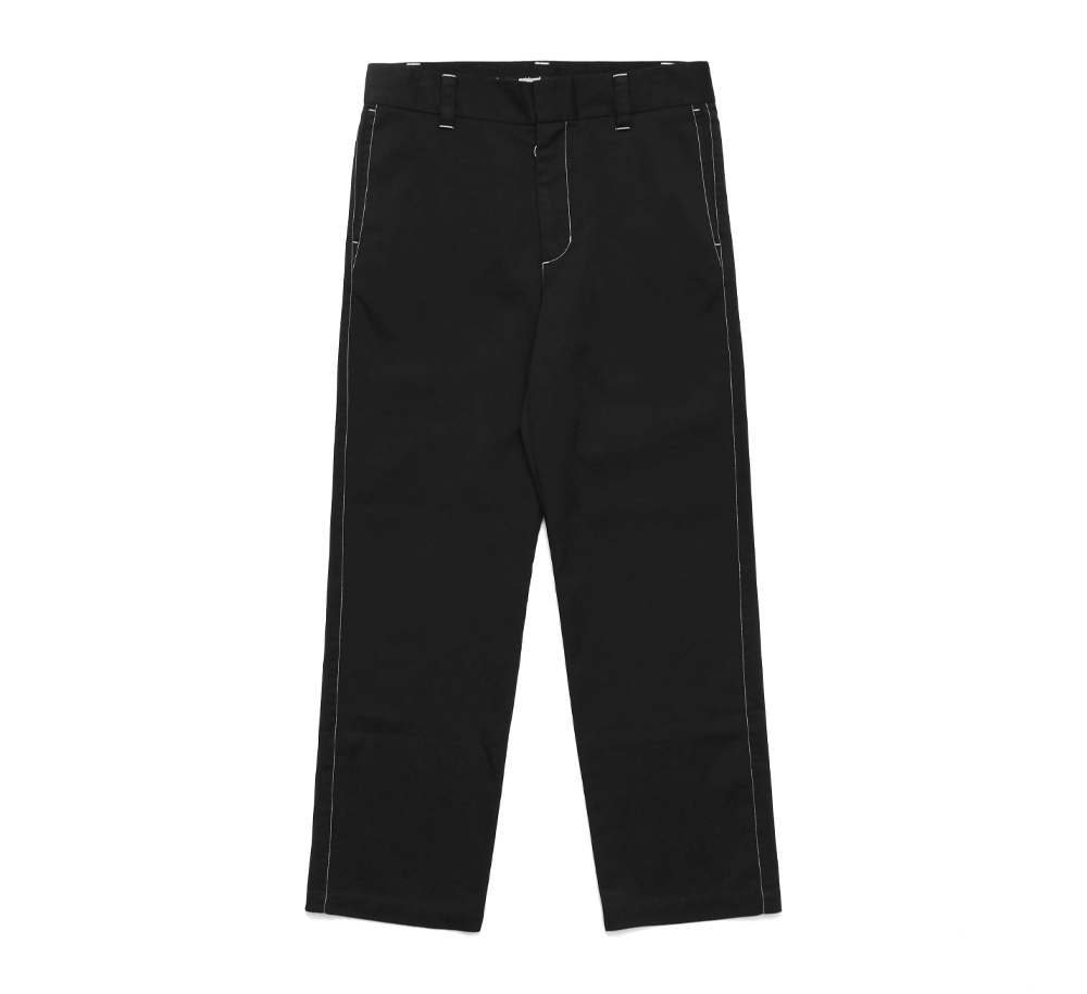 Premium Contrast Stitch Chino Pants for Men - Slim Fit Casual Dress Pants - Perfect for Office, Business, and Smart Casual Outfits