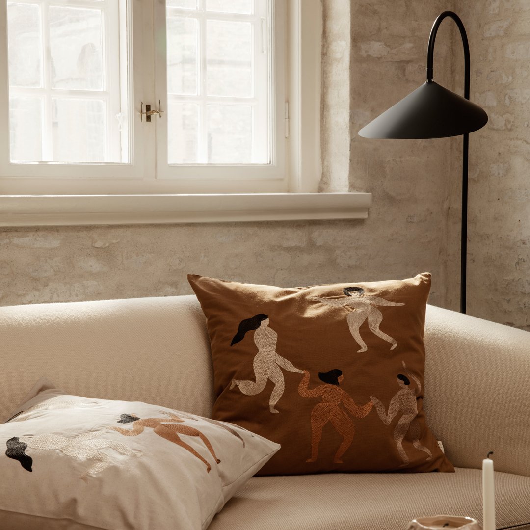Ferm Living Arum Floor Lamp - Modern Scandinavian Design for Living Room, Bedroom & Office - Stylish Ambient Lighting for Home Decor