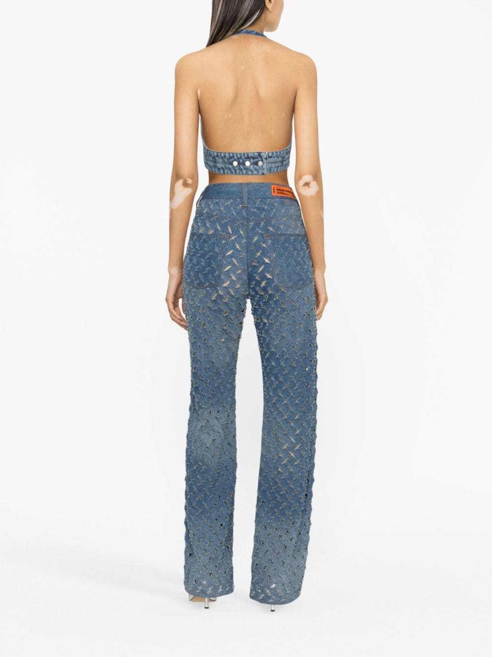 Stylish Ambush Blue Top for Women - Trendy Casual & Party Wear - Perfect for Outings, Dates & Nightlife