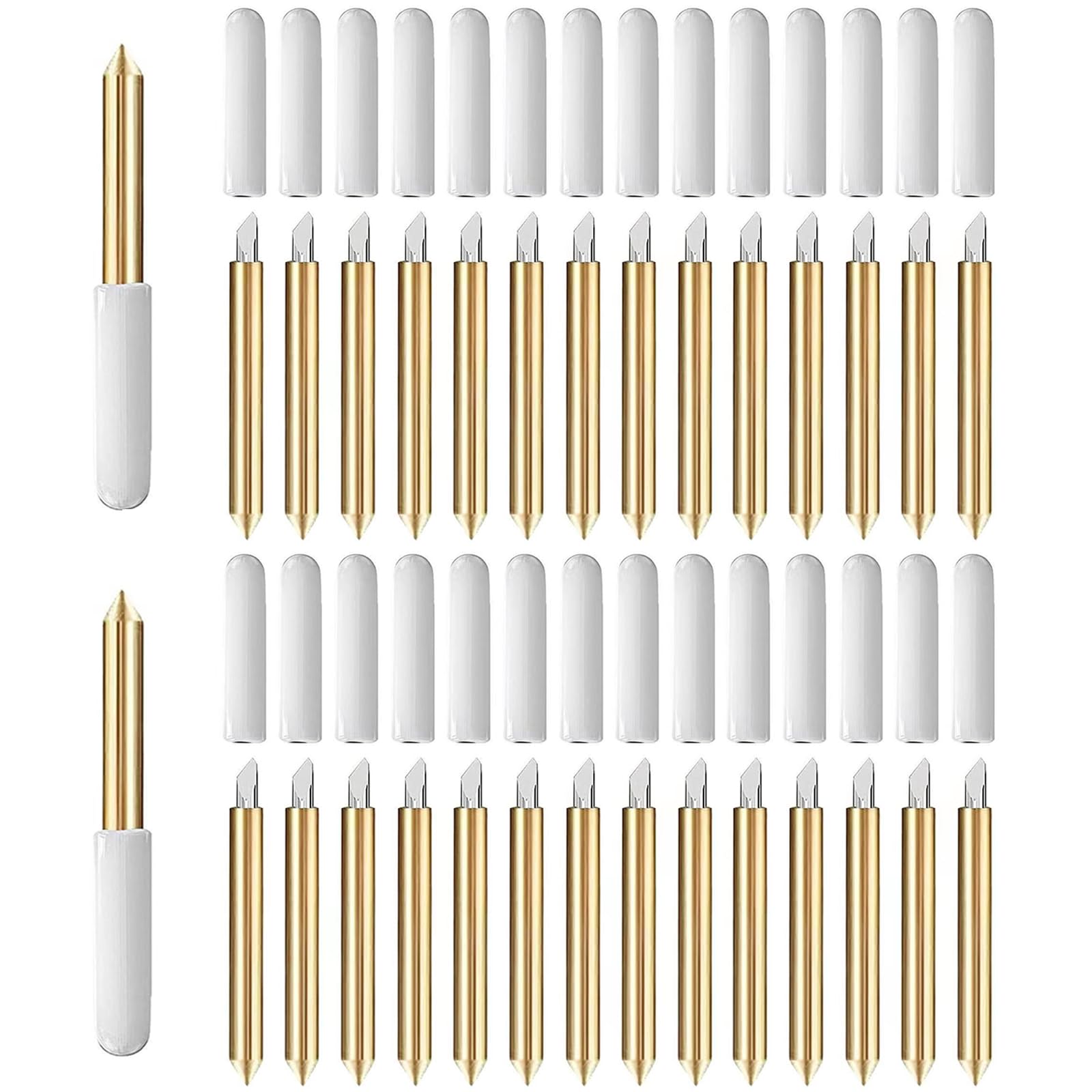 30-Pack Premium Fine Point Replacement Blades for Cricut Explore Air/Air 2/Air 3/Maker/Maker 3/Venture - Compatible with Vinyl, Cardstock, Faux Leather, Adhesive Foil & Vellum - Perfect for DIY Crafts, Scrapbooking & Home Decor Projects