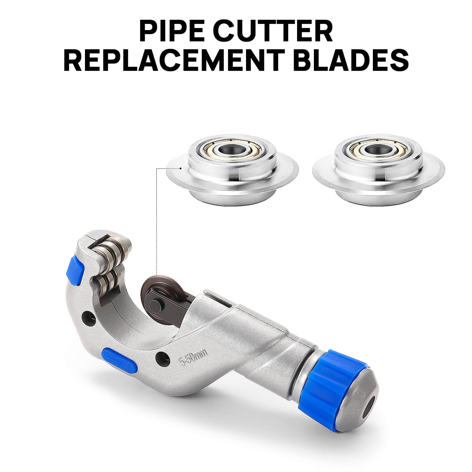 CT 532B Tube Cutter Replacement Blades - 2 Pack - Precision Cutting for Copper, Aluminum & Plastic Pipes - Ideal for Plumbing, HVAC & DIY Projects