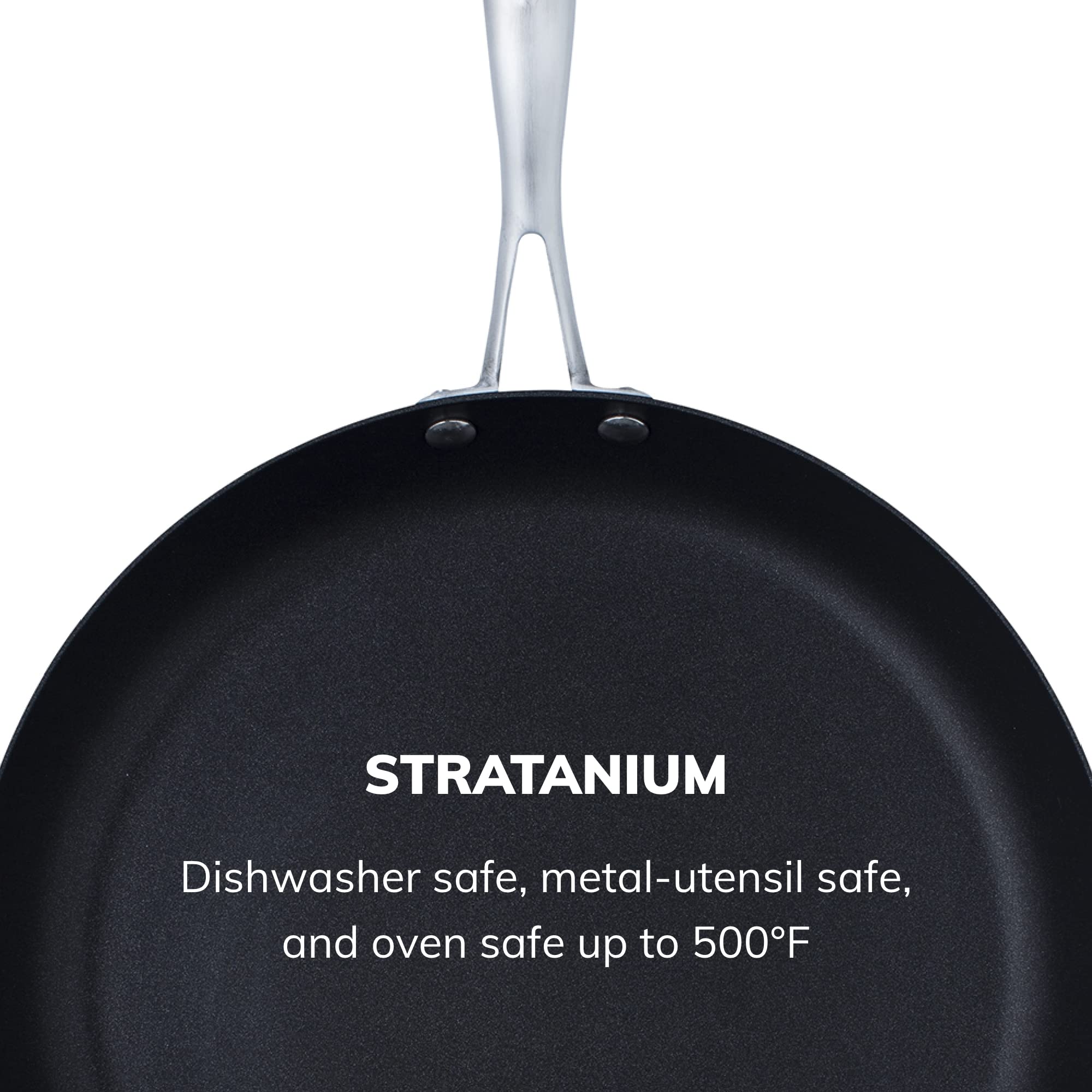 SCANPAN Professional 12.5” Nonstick Fry Pan - Dishwasher, Oven & Metal Utensil Safe Cookware - Made in Denmark - Perfect for Sautéing, Frying & Everyday Cooking
