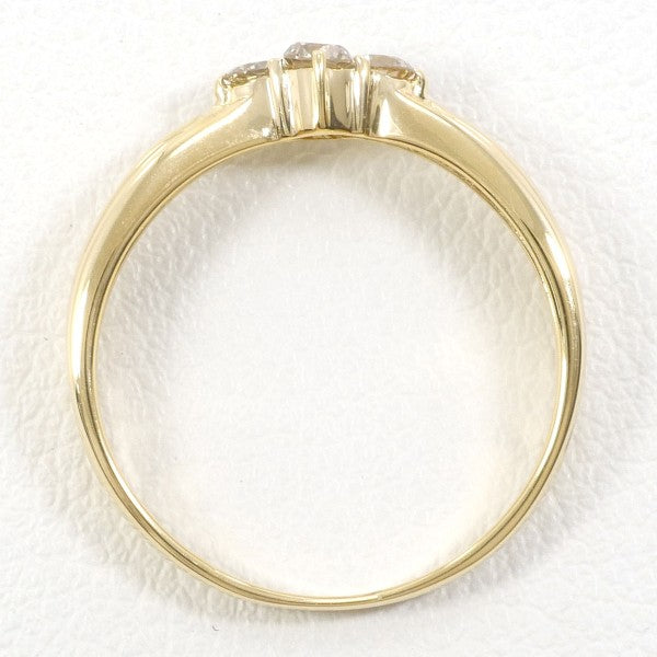 18K Yellow Gold Diamond Ring for Women - Elegant Solitaire Engagement & Wedding Band - Perfect for Proposals, Anniversaries, and Special Occasions
