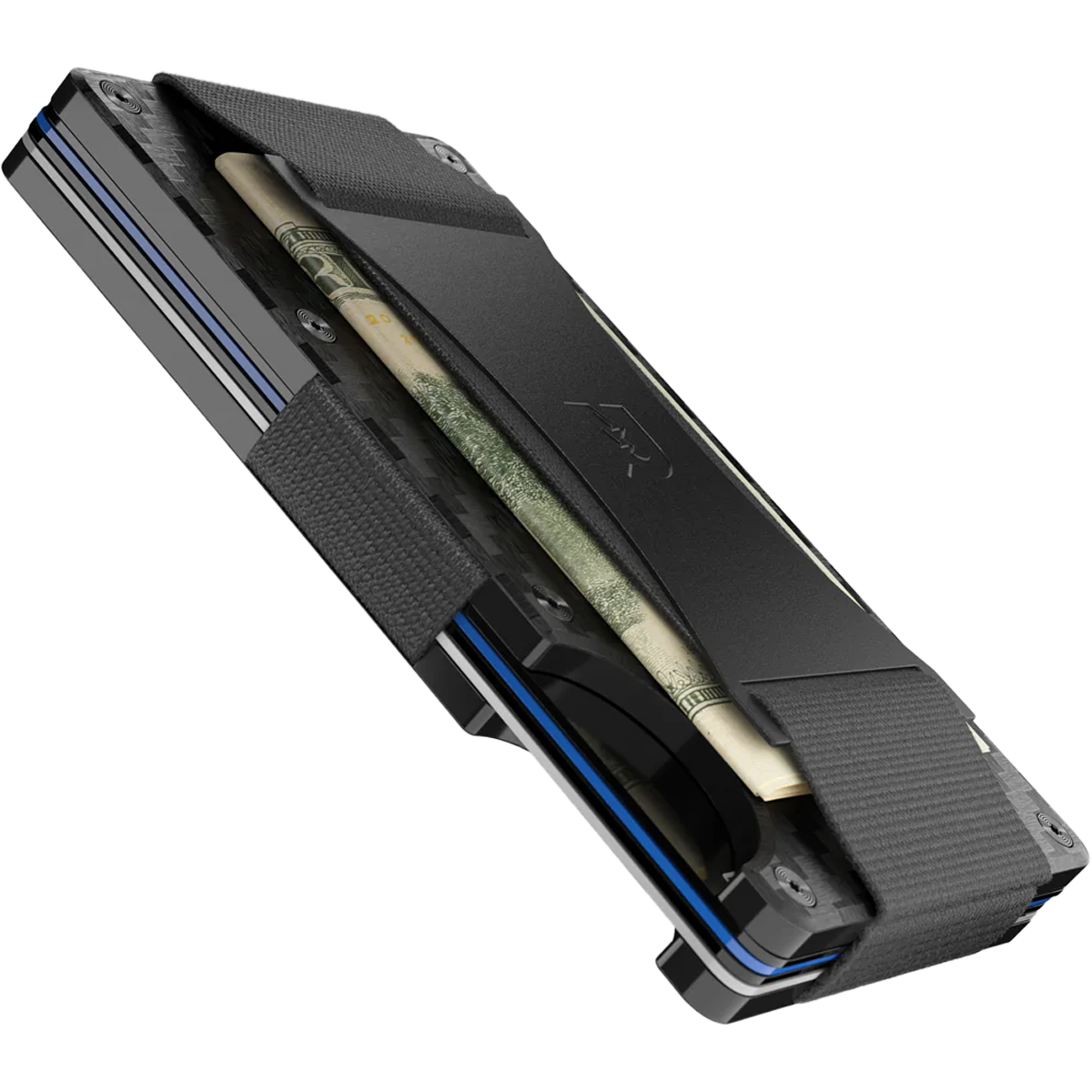 Slim Carbon Fiber RFID Blocking Wallet with Money Clip - Stylish & Secure for Everyday Carry, Travel & Business