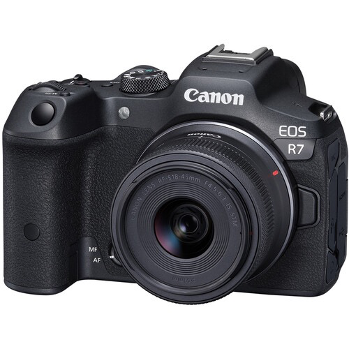 Canon EOS R7 Mirrorless Digital Camera with 32.5MP APS-C Sensor | 4K Video, Dual Pixel AF | Perfect for Travel, Vlogging & Wildlife Photography