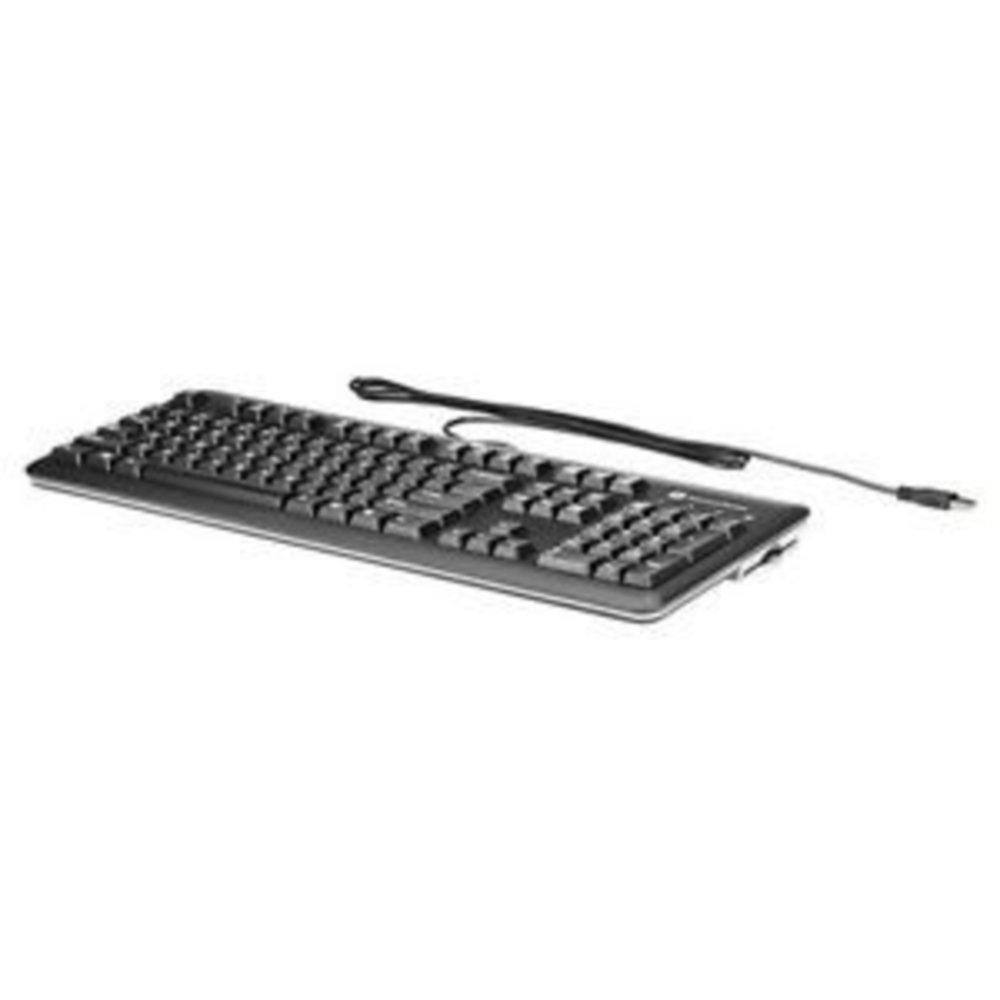 HP Smart Card CCID Keyboard - Carbonite Silver for EliteOne 800 G1 (E6D77AA#ABA) | Secure Login & Data Protection | Perfect for Office, Banking & Government Workstations
