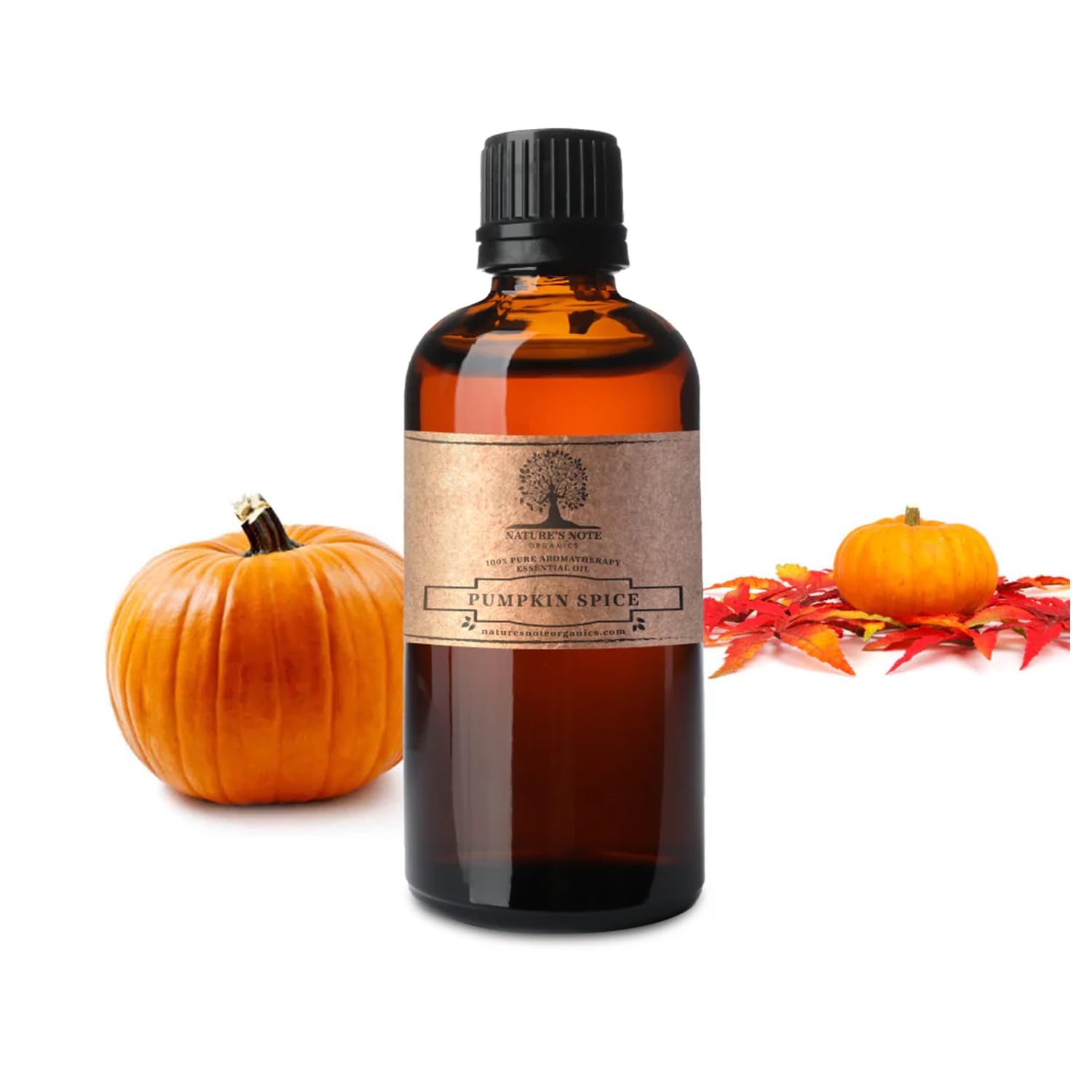 100% Pure Pumpkin Spice Essential Oil - Aromatherapy Grade, 4 Fl Oz by Nature's Note Organics - Perfect for Diffusers, Massage & Fall Home Fragrance