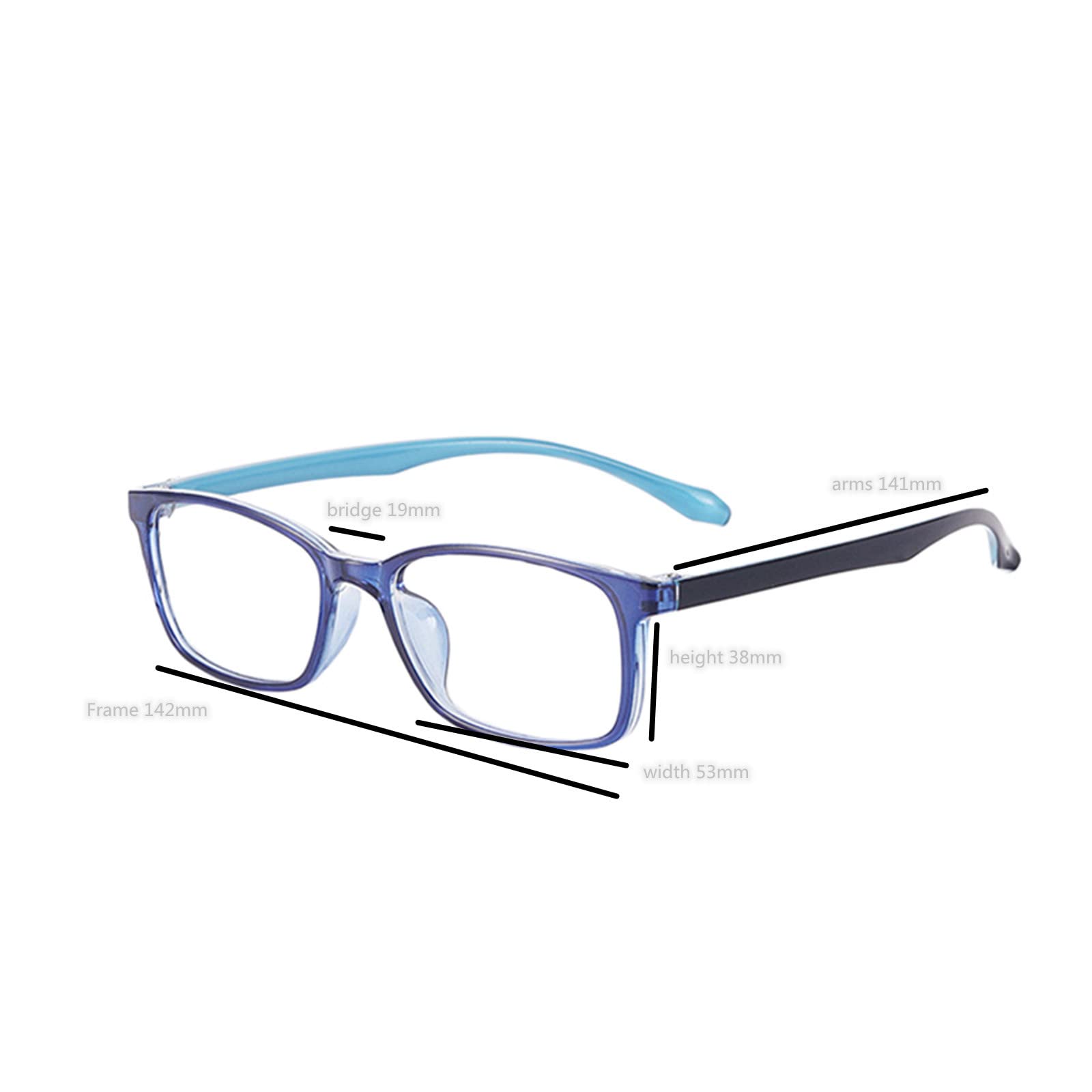 Oval Frame Myopia Glasses for Men & Women - Stylish & Comfortable for Daily Use
