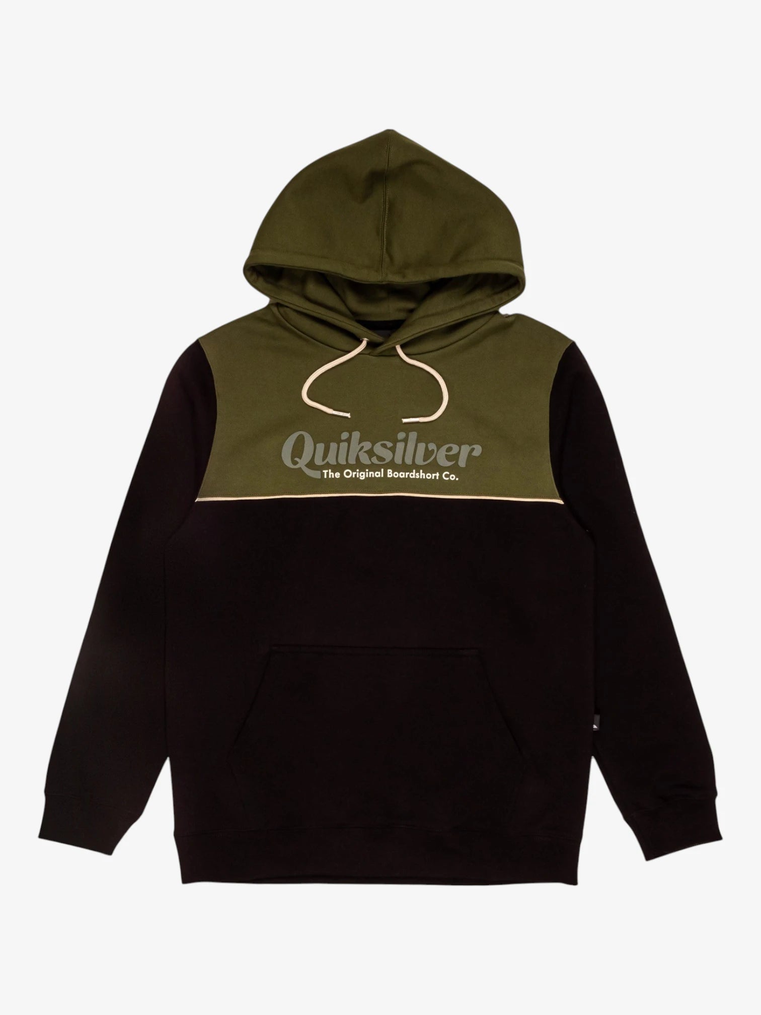Quiksilver Sunchiser Hoodie - Green & Black Pullover for Men & Women | Comfortable Casual Wear for Outdoor Activities & Street Style