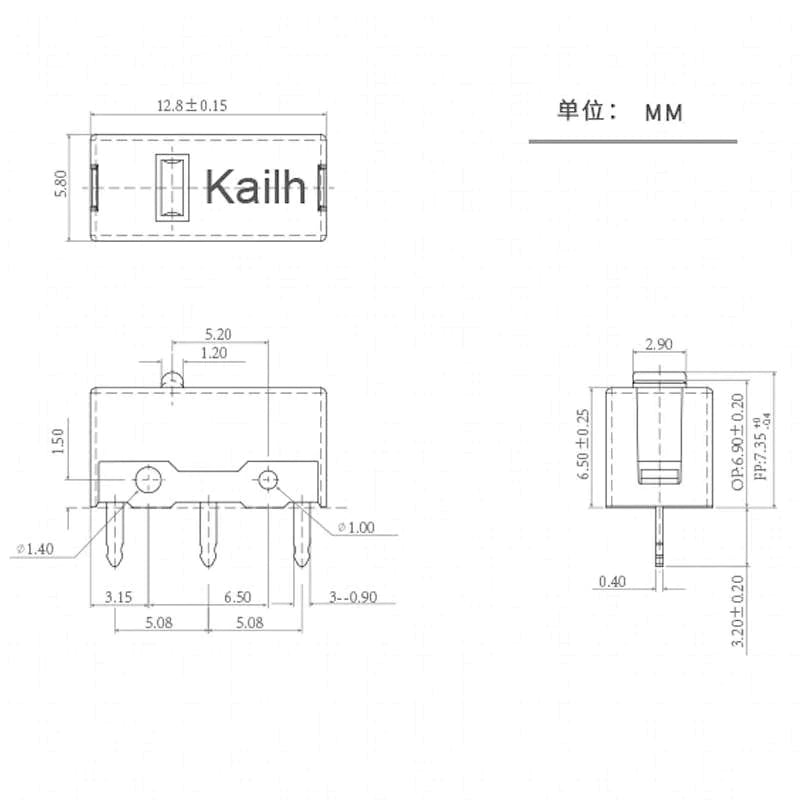 Kailh GM 2.0 Teal Switches - Premium Mechanical Keyboard Switches for Gaming & Typing | Perfect for PC, Mac, and Custom Keyboard Builds