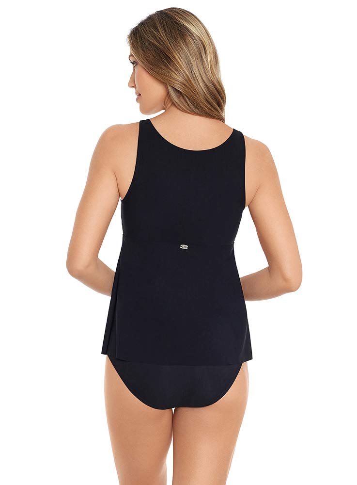 Women's Swimwear Northern Lights Nova Soft Cup Skirted Tankini Top - UV Protection Bathing Suit for Beach, Pool & Summer Vacations