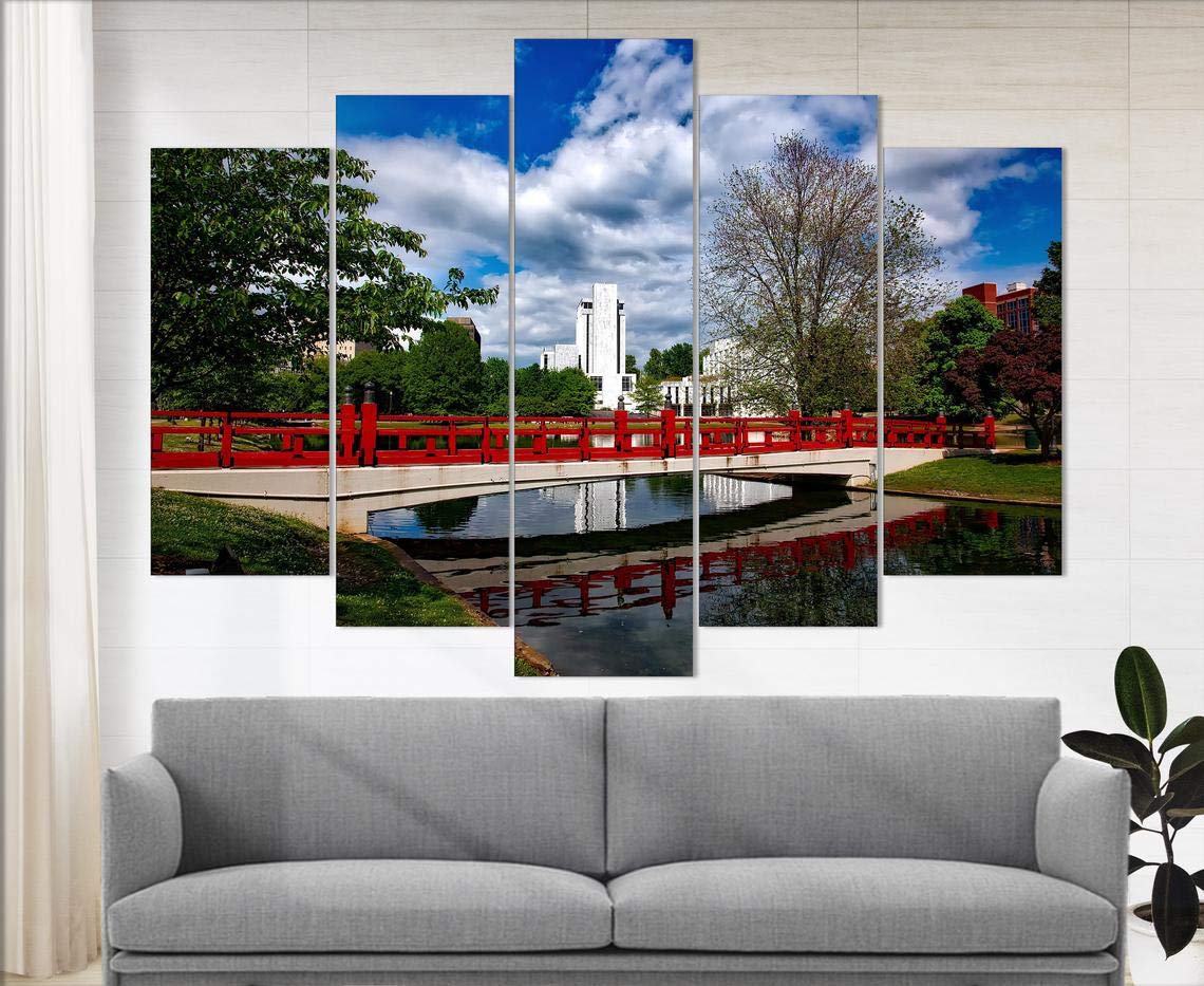 Huntsville Skyline Canvas Art Print - Alabama Cityscape Wall Decor for Home & Office - Perfect for Living Room, Bedroom, or Office Spaces