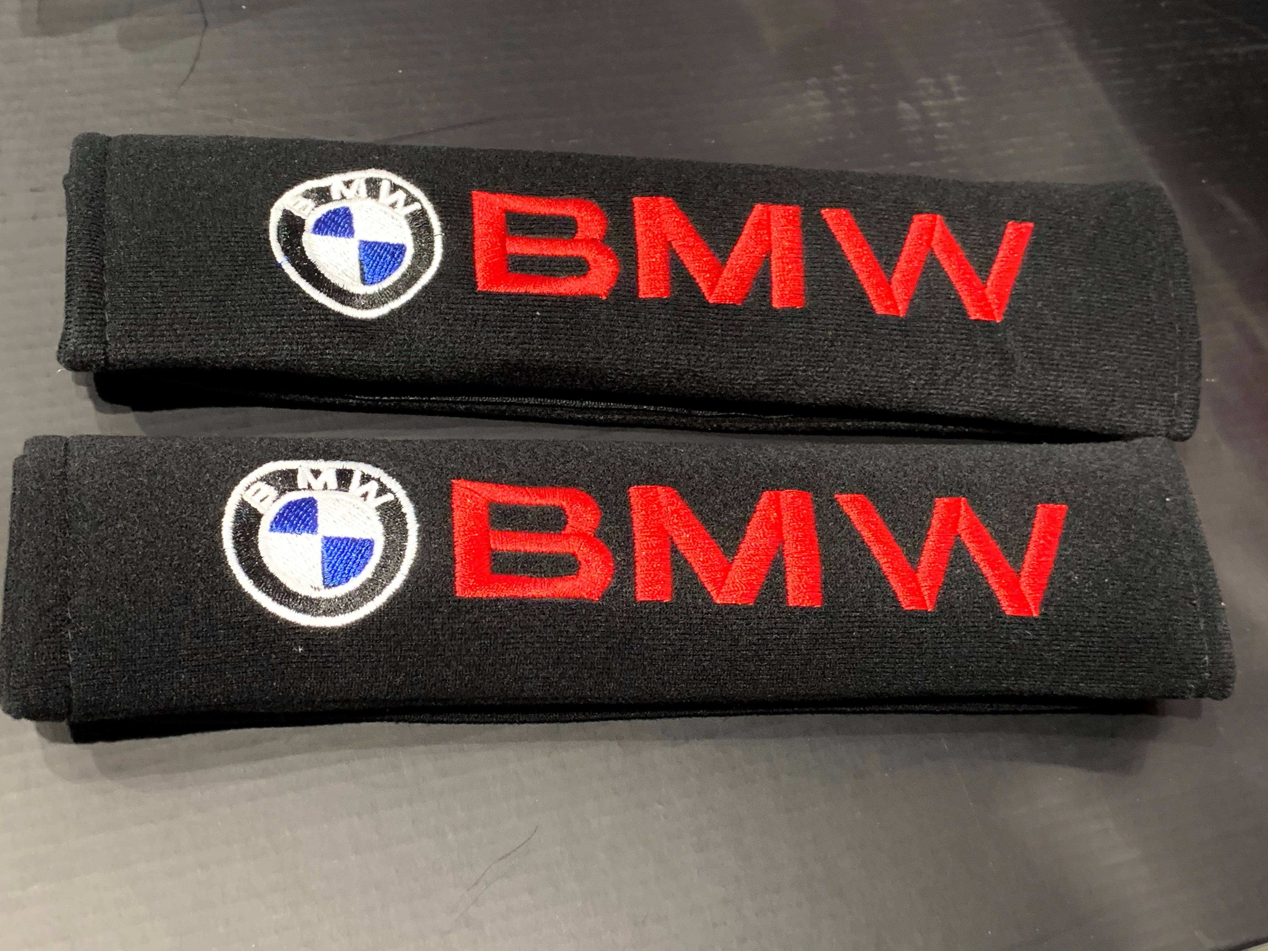 BMW Seat Belt Pad Cover Protectors - Soft Shoulder Pads for Comfort & Safety - Perfect for Long Drives, Road Trips & Daily Commute