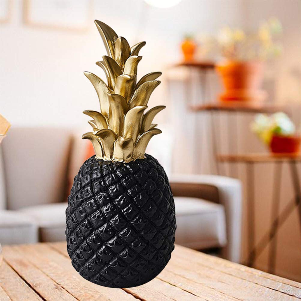 Resin Pineapple Decor for Home, Wedding & Desktop - Elegant Cabinet Ornament