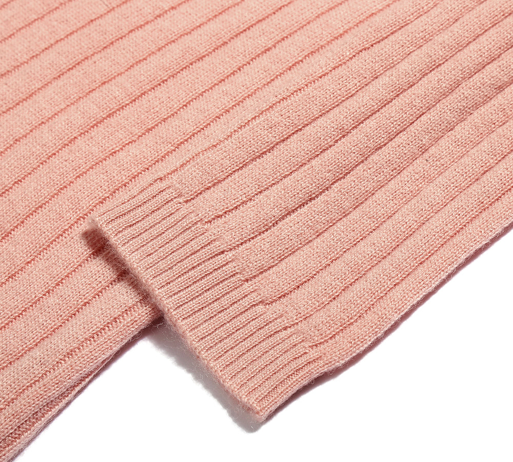 TARRAMARRA® Women's Wool Striped Knit Turtleneck Sweater - Warm & Soft Winter Pullover for Casual Outfits & Office Wear
