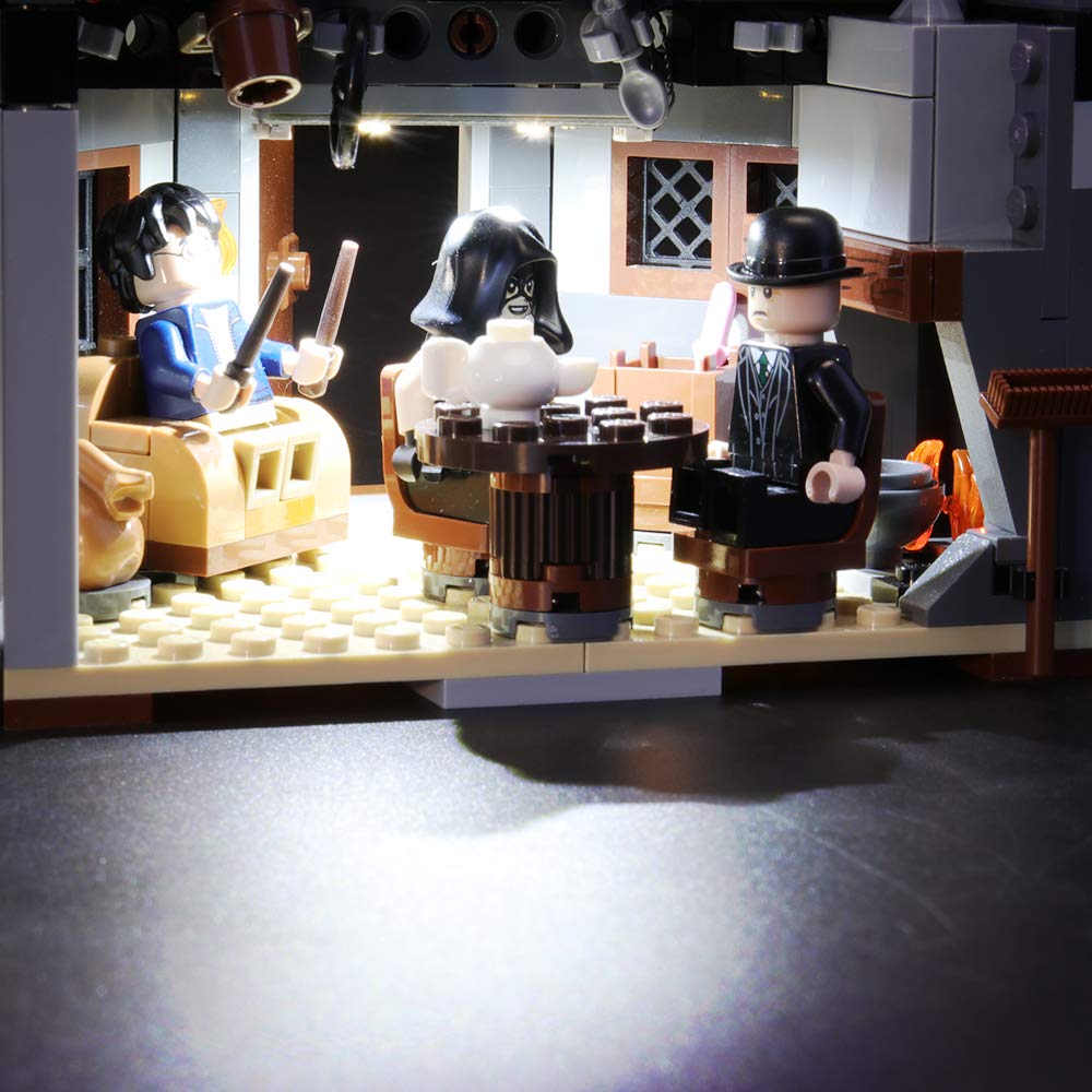 BRIKSMAX LED Lighting Kit for Harry Potter Hagrid's Hut Buckbeak Rescue - Compatible with Lego Building Bricks Model 75947 (Lego Set Not Included) - Perfect for DIY Lego Display, Home Decoration & Gift Giving