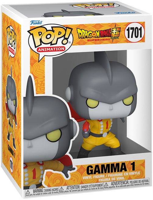 Dragon Ball Super: Super Hero Gamma 1 Funko Pop! Vinyl Figure #1701 - Anime Collectible for Fans & Gift for Dragon Ball Lovers - Perfect for Display, Gifting & Anime Collections