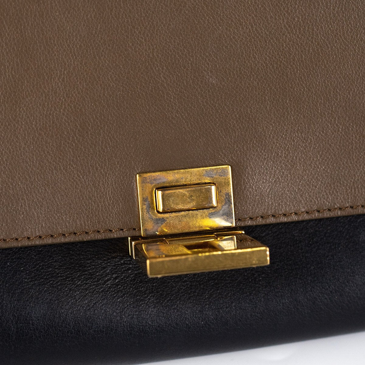 Celine Trapeze Medium Tricolour Leather Handbag - Luxury Designer Crossbody Bag for Women | Perfect for Work, Travel & Everyday Use