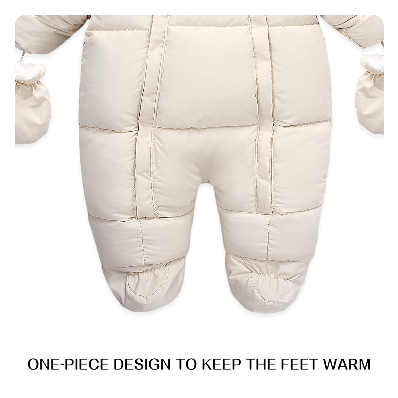 Baby Winter Snowsuit - Warm Toddler Jacket & Hooded Jumpsuit for Boys & Girls | Outdoor Play, Snow Day & Cold Weather Protection