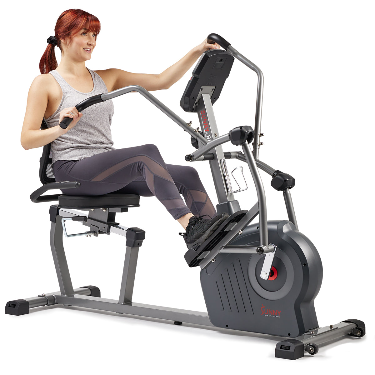 Performance Elite Magnetic Recumbent Elliptical Cross Trainer - Low Impact Cardio Machine for Home Gym, Seniors & Physical Therapy - Perfect for Small Spaces & Rehabilitation Workouts