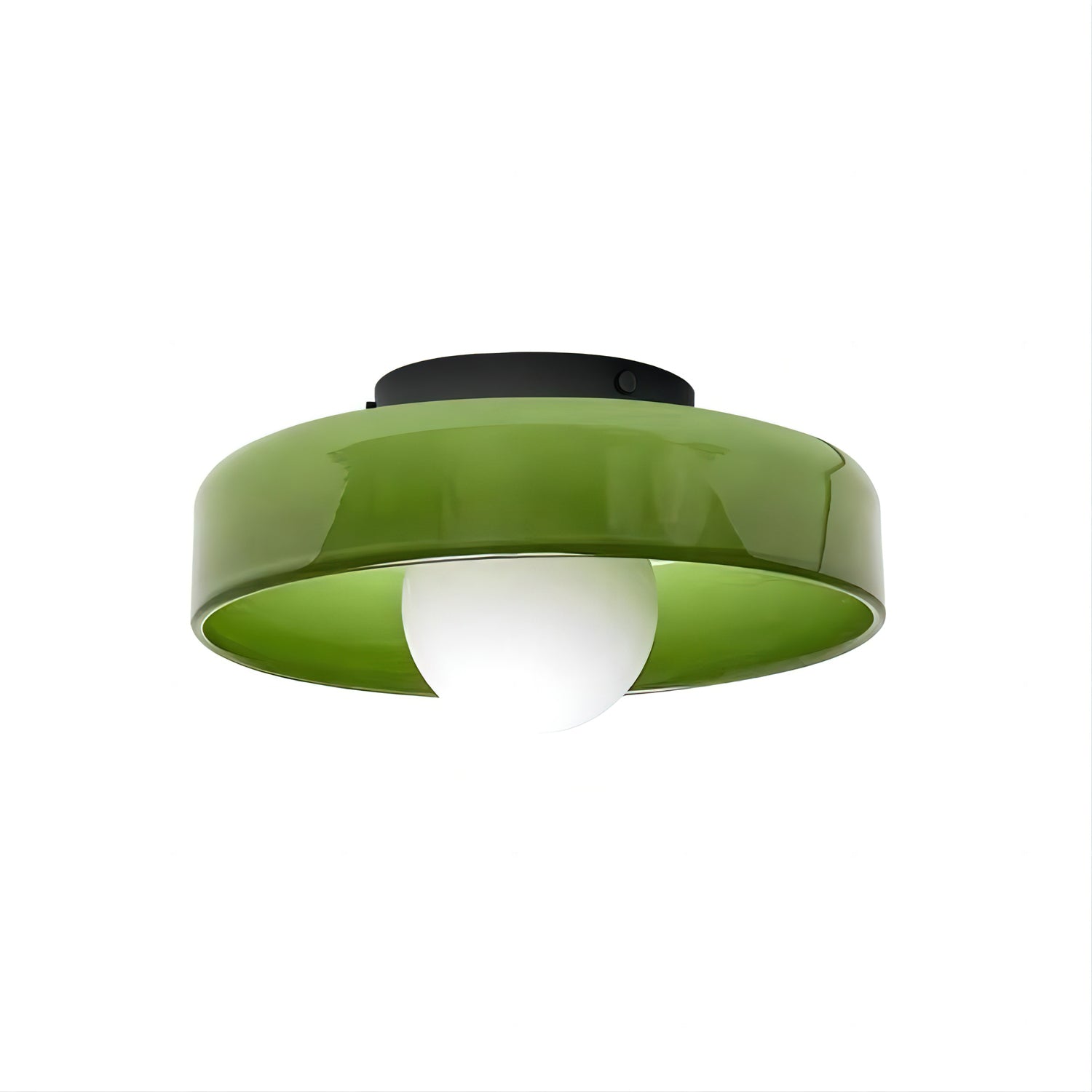 Modern Disc Orb Ceiling Lamp - Sleek Round LED Light Fixture for Living Room, Bedroom, or Dining Room - Energy-Efficient Indoor Lighting Solution