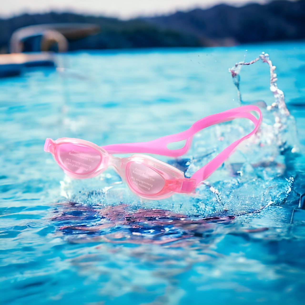 Best Pink Swimming Goggles for Women & Kids - Anti-Fog UV Protection Swim Goggles for Pool, Beach & Competitive Swimming
