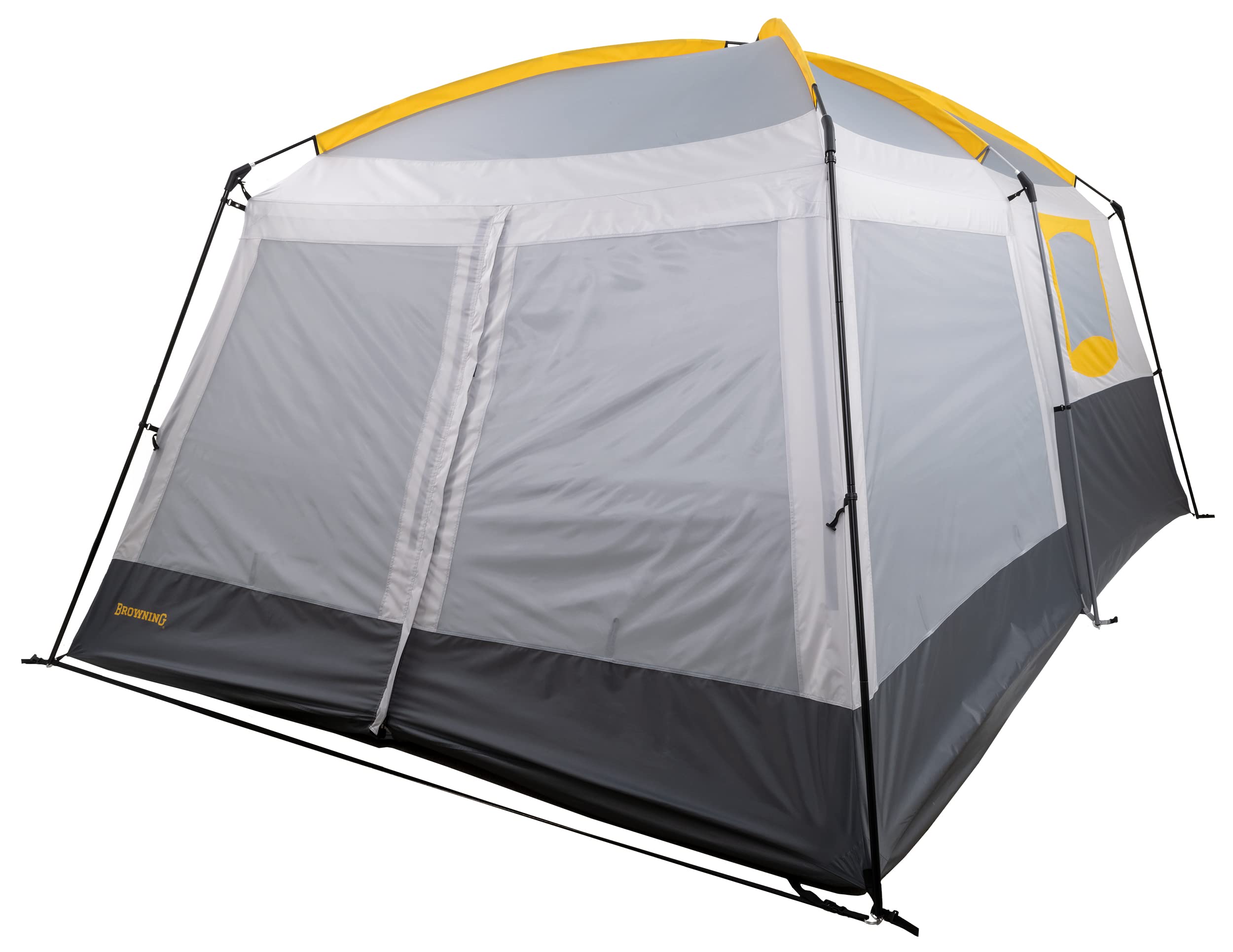 Browning Camping Big Horn Tent - 4 Person Waterproof Outdoor Dome Tent for Hiking, Backpacking & Family Camping - Lightweight & Easy Setup for Adventures