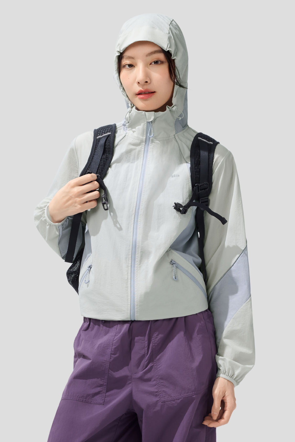 Women's Waterproof Rain Jacket with UPF 100+ Sun Protection - Lightweight Windbreaker for Hiking, Travel & Outdoor Activities