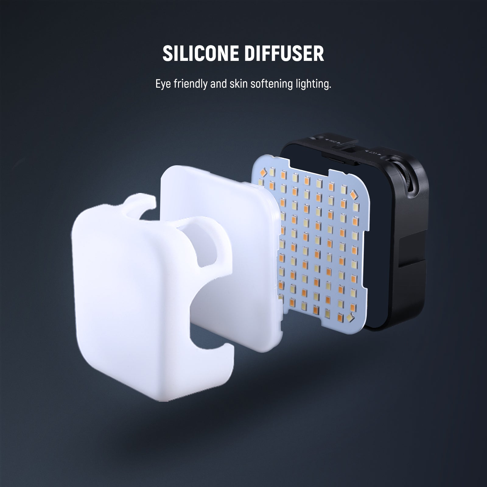 NEEWER PL81 Portable Clip-On LED Video Light with Dimmable Brightness for YouTube, TikTok, Vlogging, Photography & Live Streaming