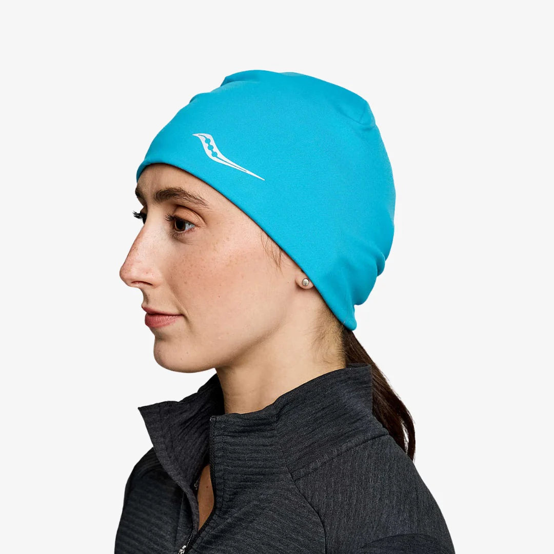 Saucony Solstice Beanie - Warm Winter Knit Hat for Men & Women - Running, Skiing, Hiking & Outdoor Activities