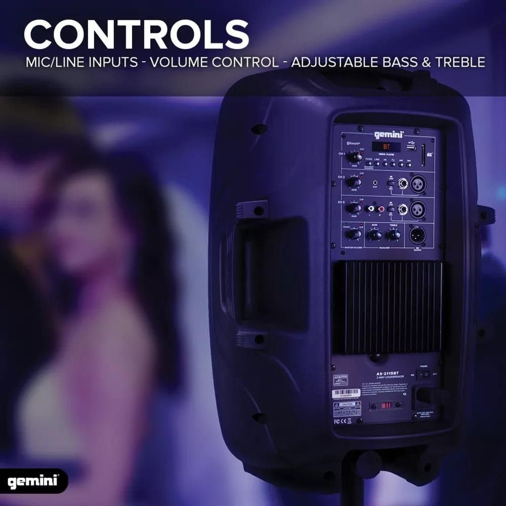 Gemini Sound AS-2115BT 15