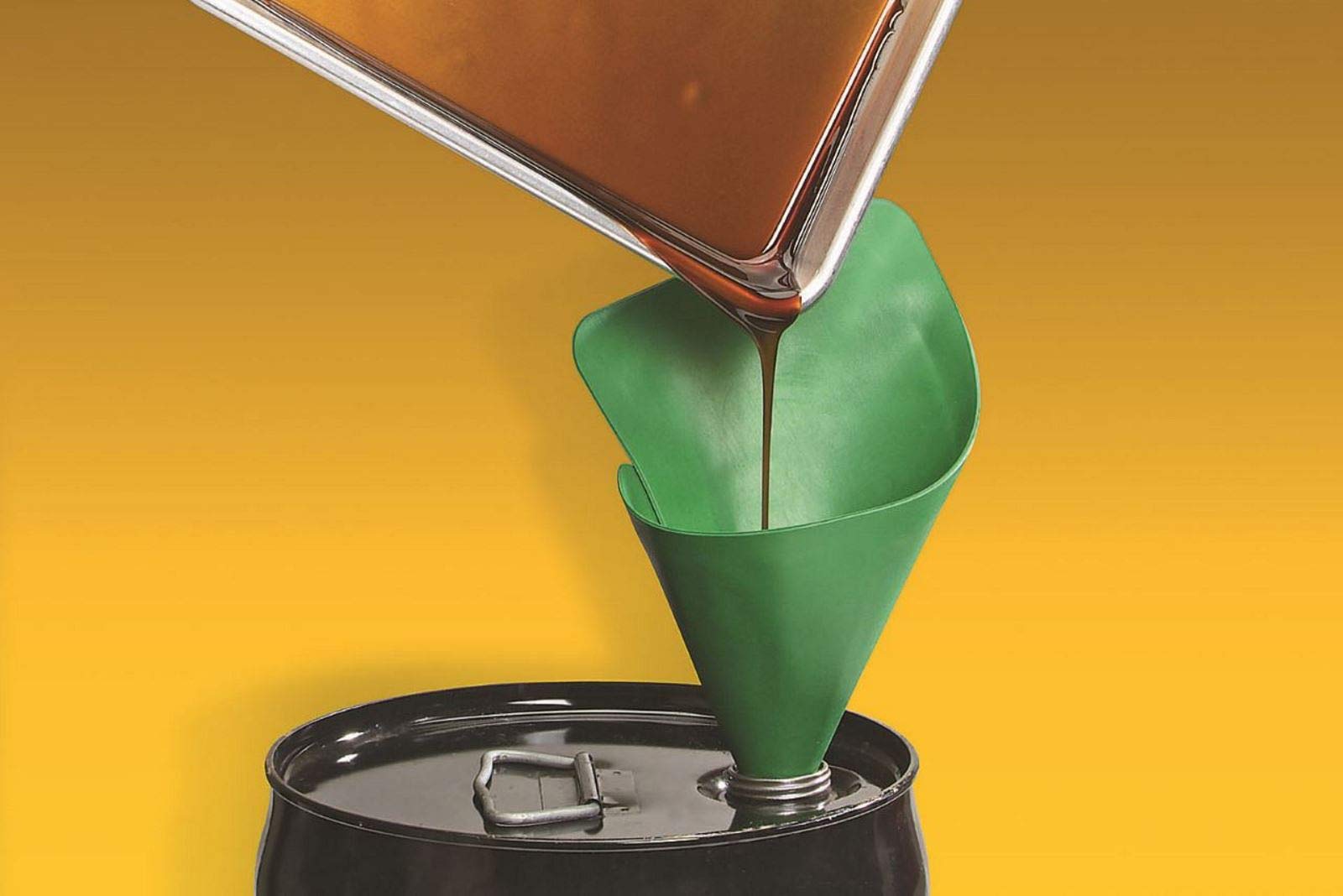 Flexible Automotive Funnel - Durable Oil Change & Drain Funnel for Cars, Trucks, Motorcycles | Perfect for DIY Oil Changes, Fluid Transfers & Maintenance