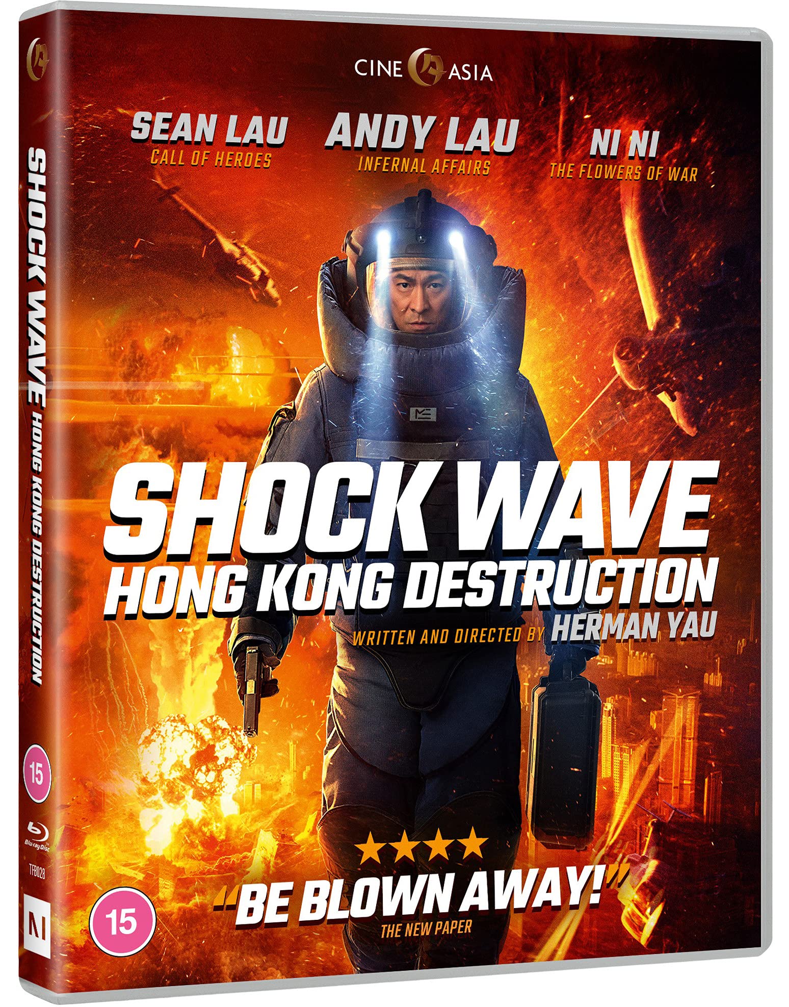Shock Wave Hong Kong Destruction Blu-ray - Action Thriller Movie for Home Theater & Movie Night Entertainment