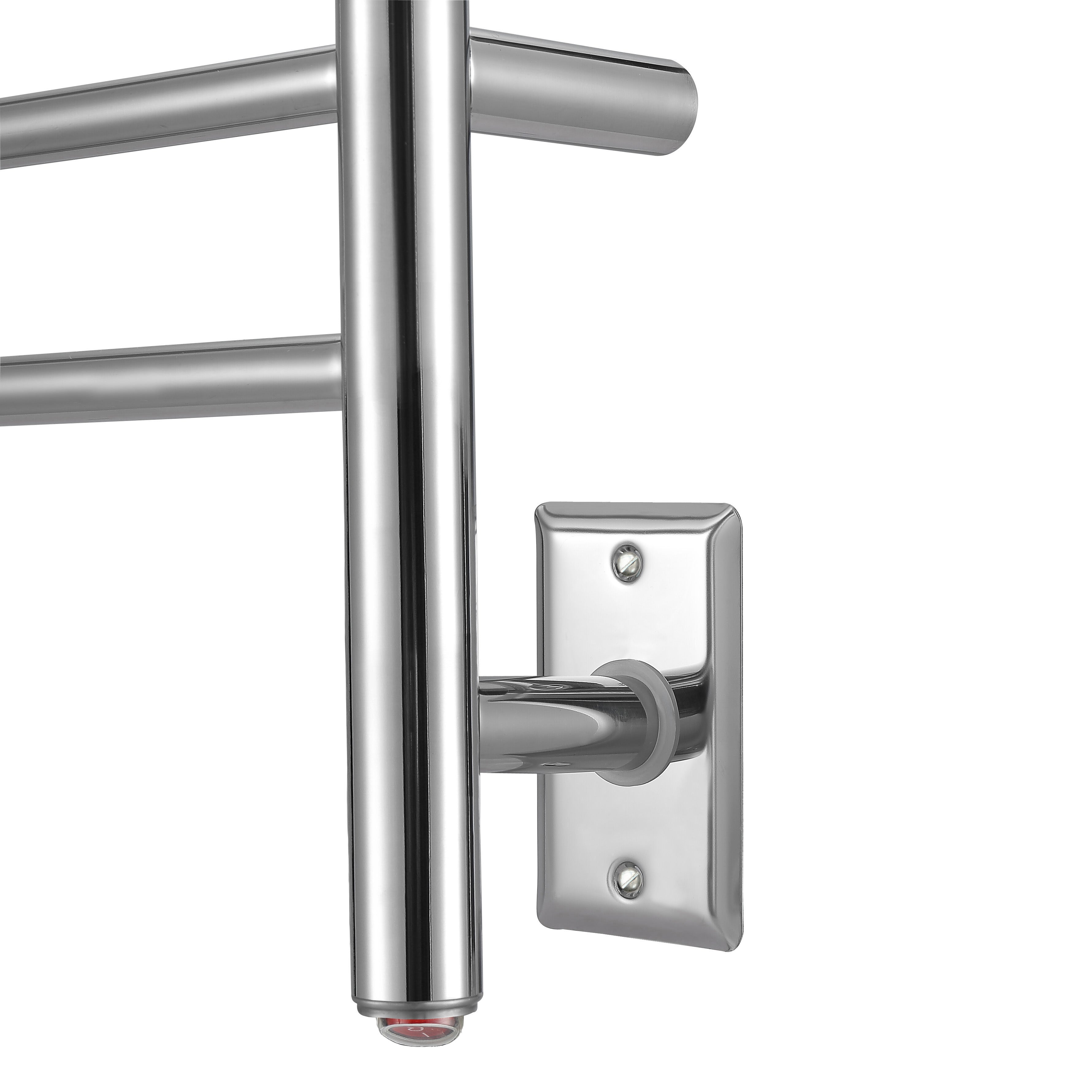 12 Bar Dual Wall Mount Towel Warmer with On Board Timer - Polished Stainless Steel Heated Towel Rack for Bathroom, Spa & Luxury Home Use