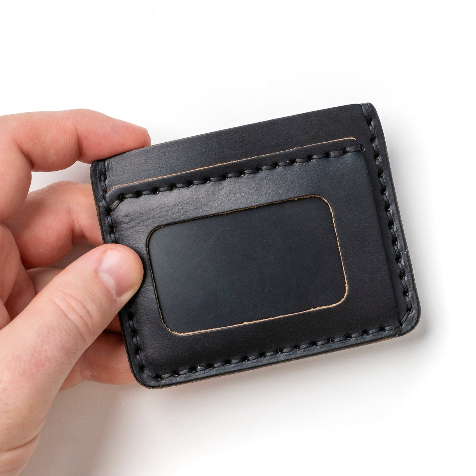 Genuine Leather RFID Blocking ID Wallet for Men & Women - Slim Bifold Card Holder for Travel, Business & Everyday Use